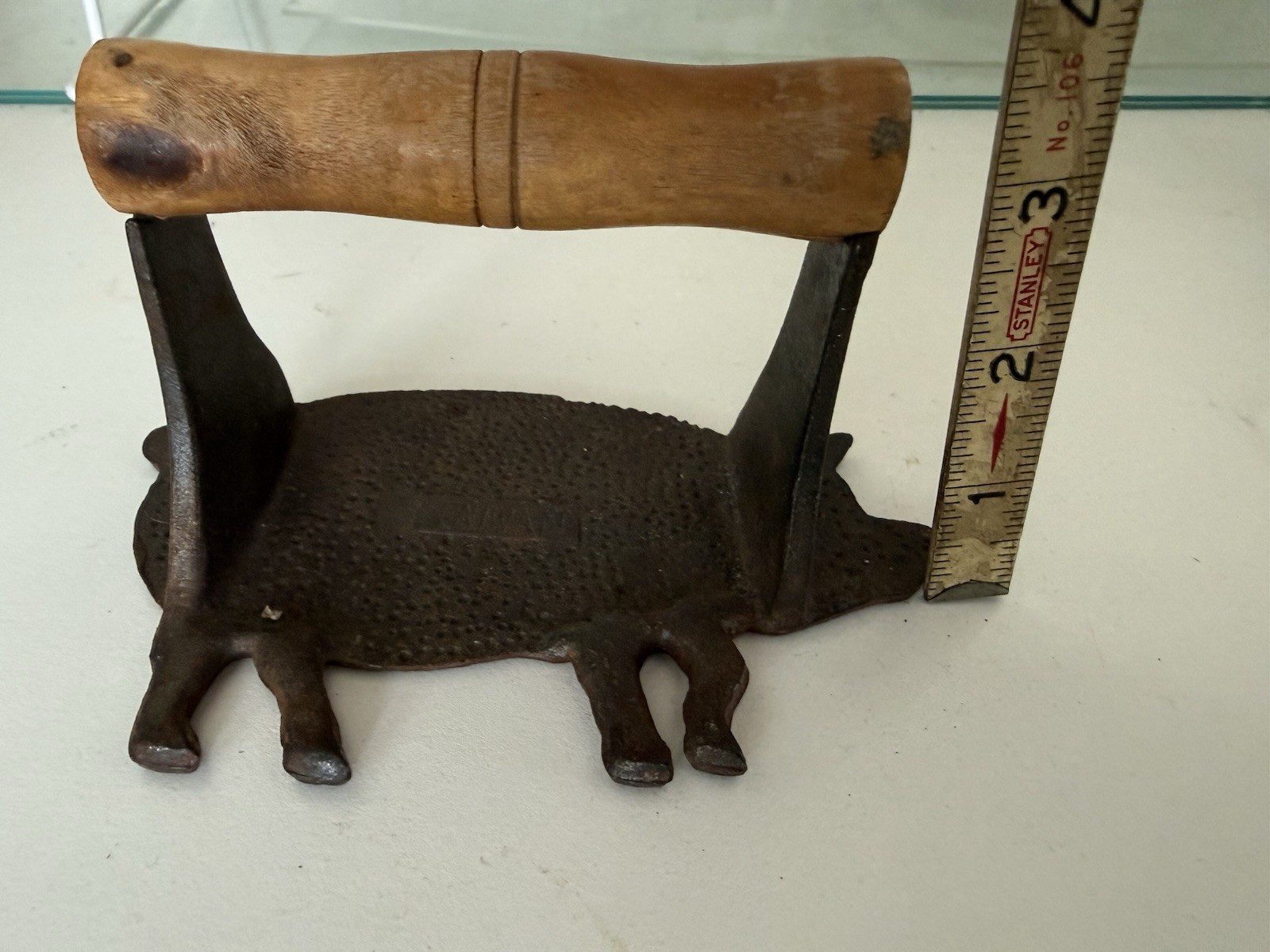 Antique cast iron bacon Press