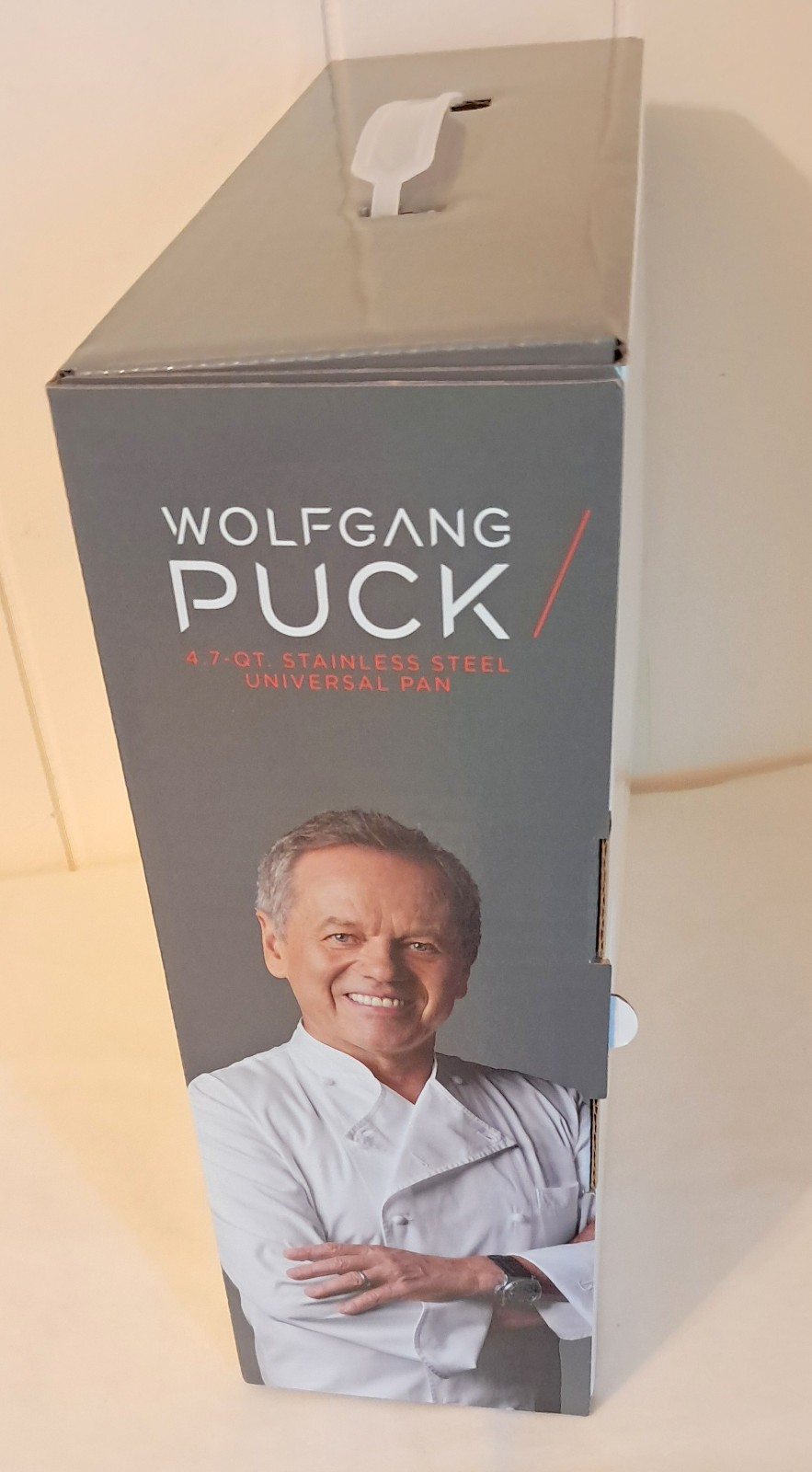 WOLFGANG PUCK 4.7 QT STAINLESS STEEL UNIVERSAL PAN WITH LID NIB