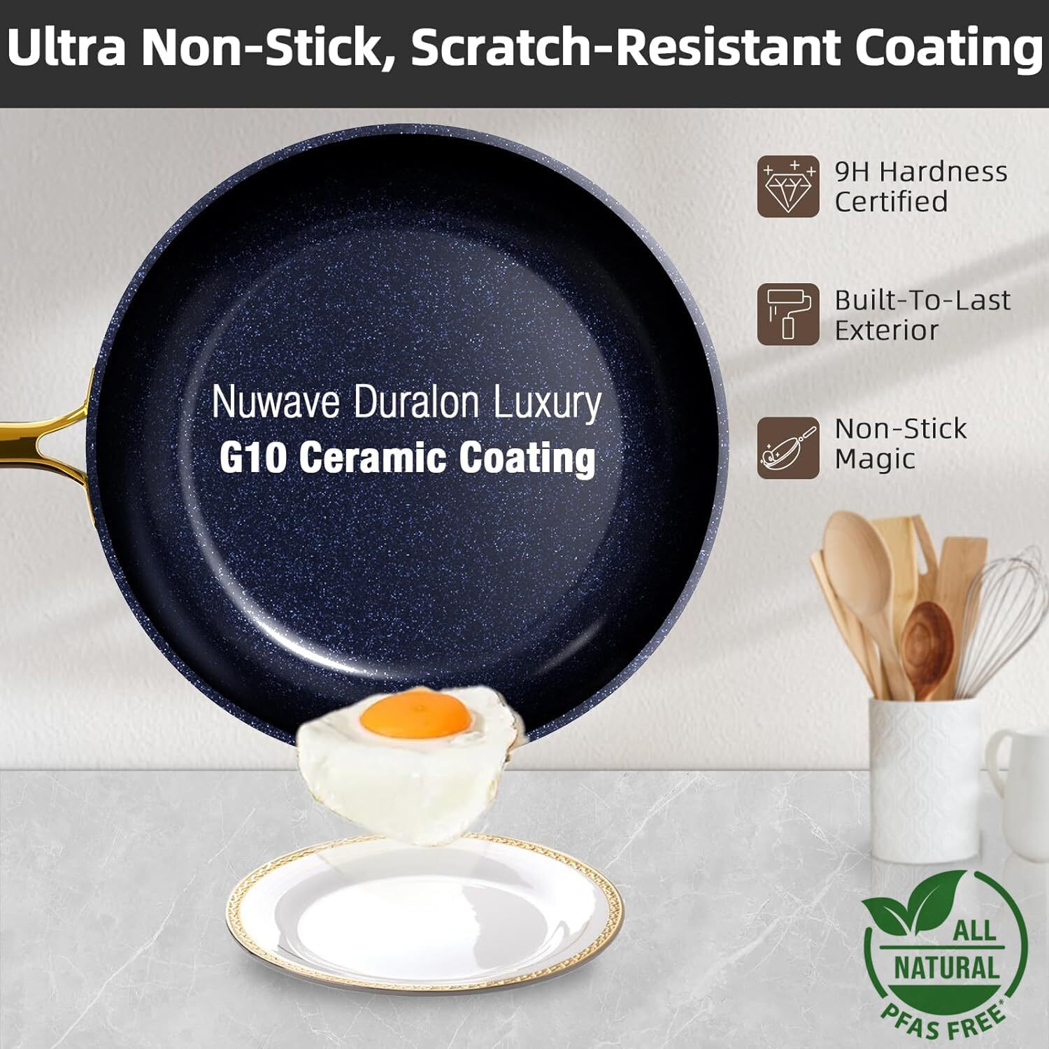 Nuwave Lux Forged Lightweight Cookware Set PFAS Free 13pc, new product