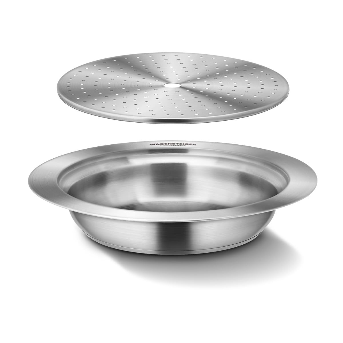 Stainless Steel Steam Food Warmer Pan with Perforated Tray, Food Steamer, Mul…