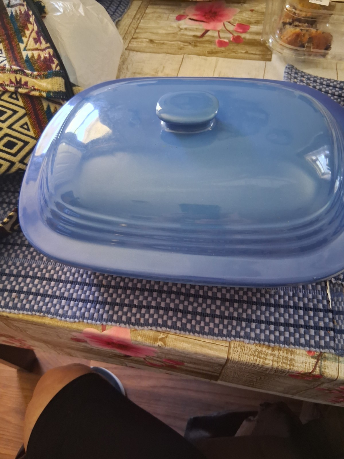 BLUE COOKING CERAMIC OVEN PROOF COOKWARE