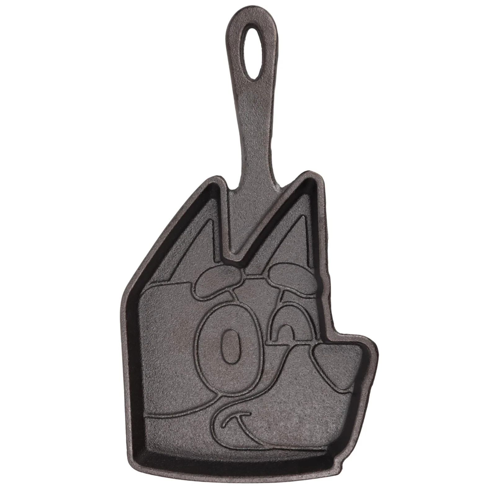 NEW Bluey Face Cast Iron Metal Pancake Skillet/Batter Mix Gift Set