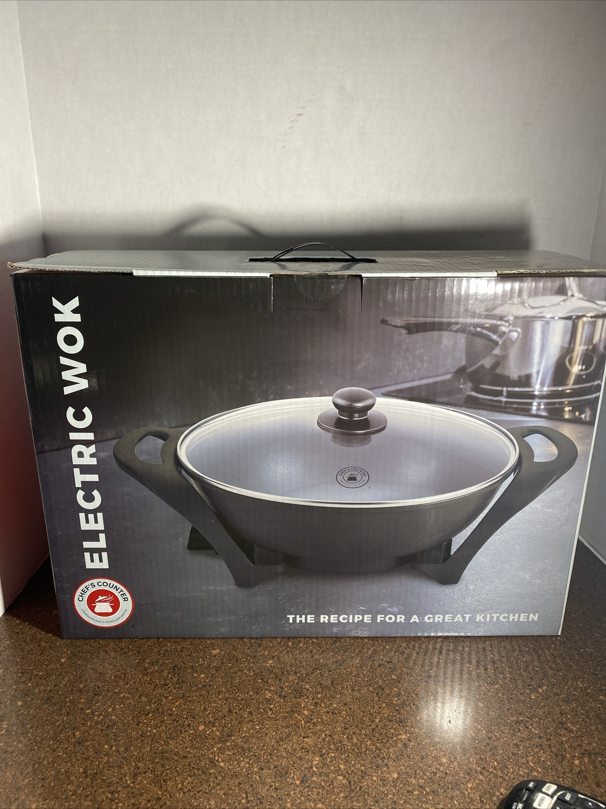 Chef’s Counter Electric Wok CC-224 2 Layer Nonstick Coating