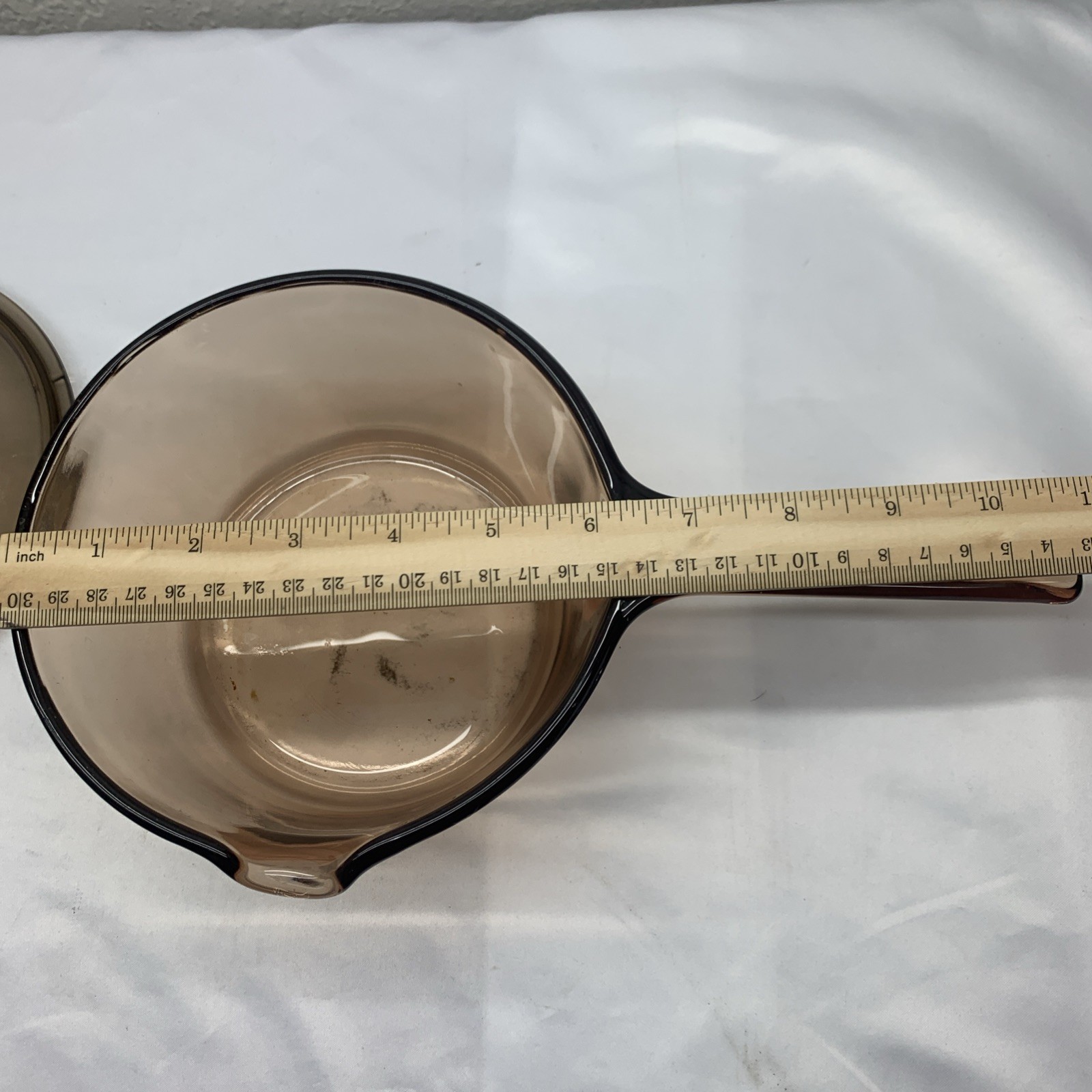 Vision Corning USA 1L Amber Sauce Pan w/ Lid & 0.5L Skillet