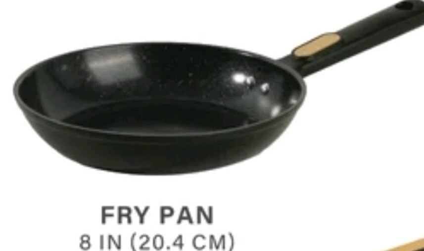 Thyme & Table ~ BLACK Speckled ~ 8″ Frypan ~ Nonstick ~ Aluminum Skillet