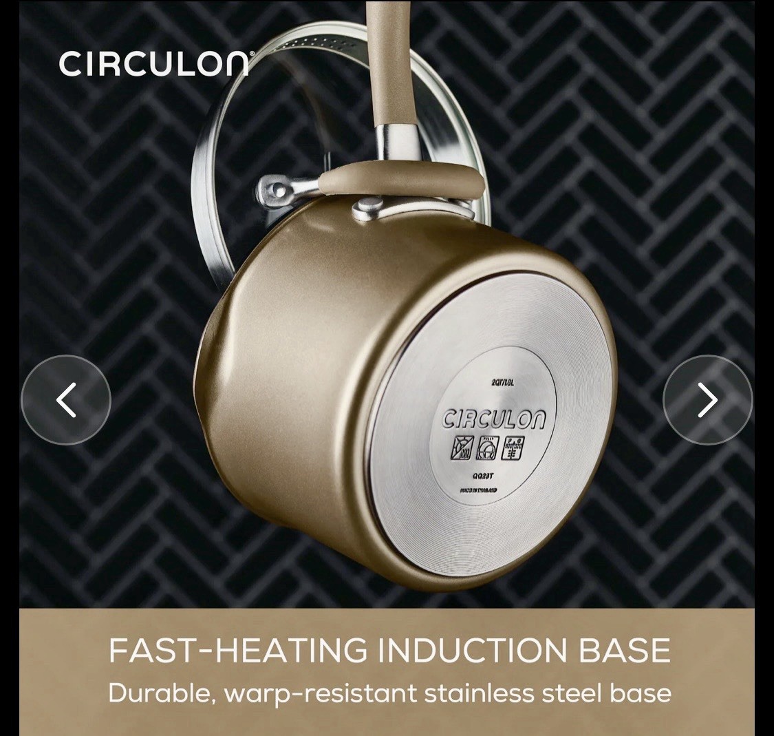 Circulon 13 Piece Non-Stick Cookware Set, A1 Series Scratch Defense BRONZE NEW