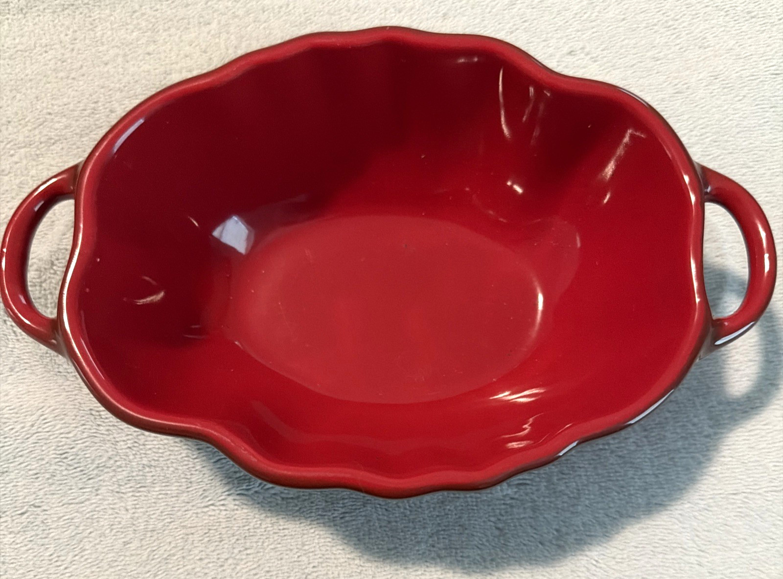 Staub Ceramic Petite Tomato Shaped Cocotte Mini Dutch Oven With Lid