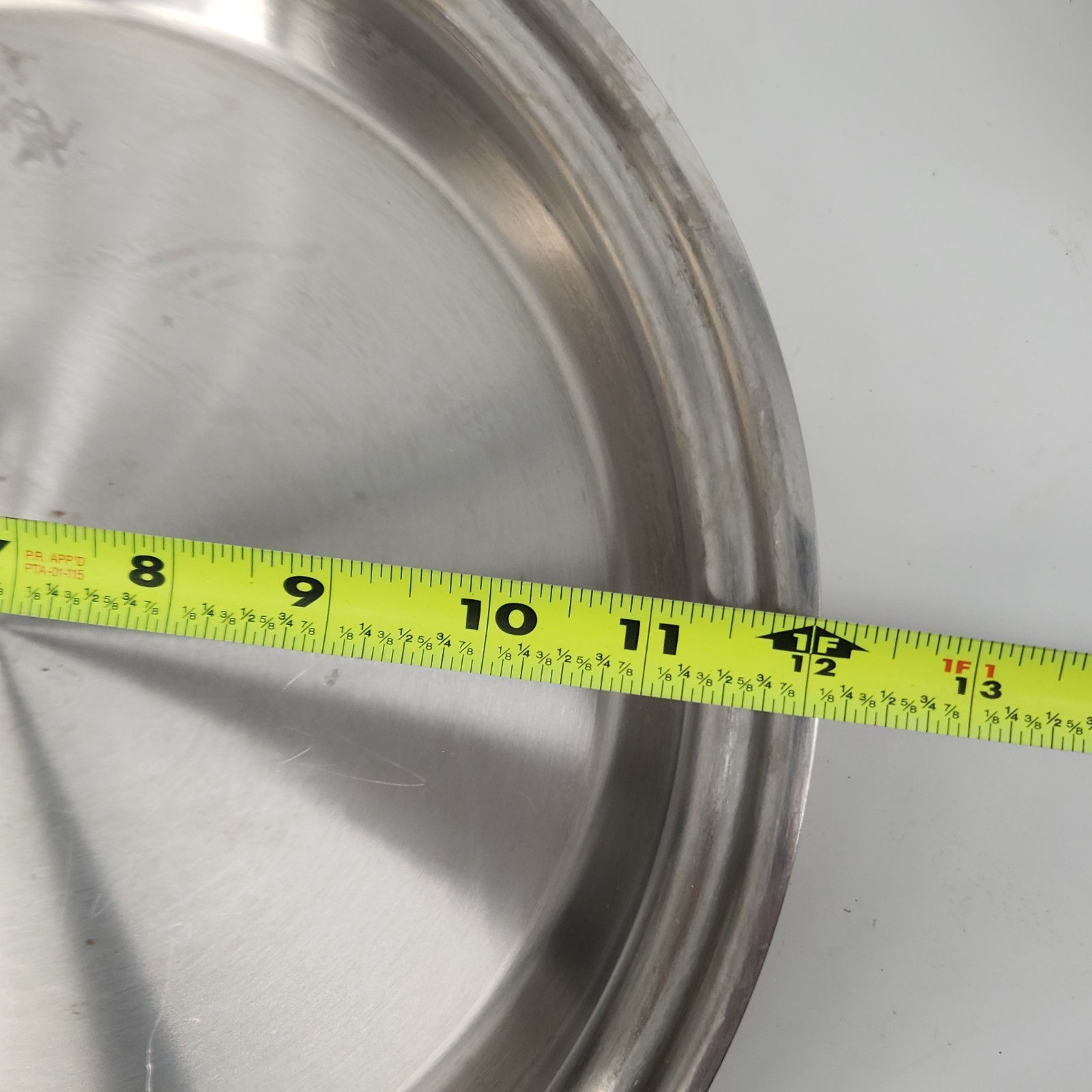 Americraft Healthy Gourmet 11.5″ Stainless Steel Skillet Pan Lid USA