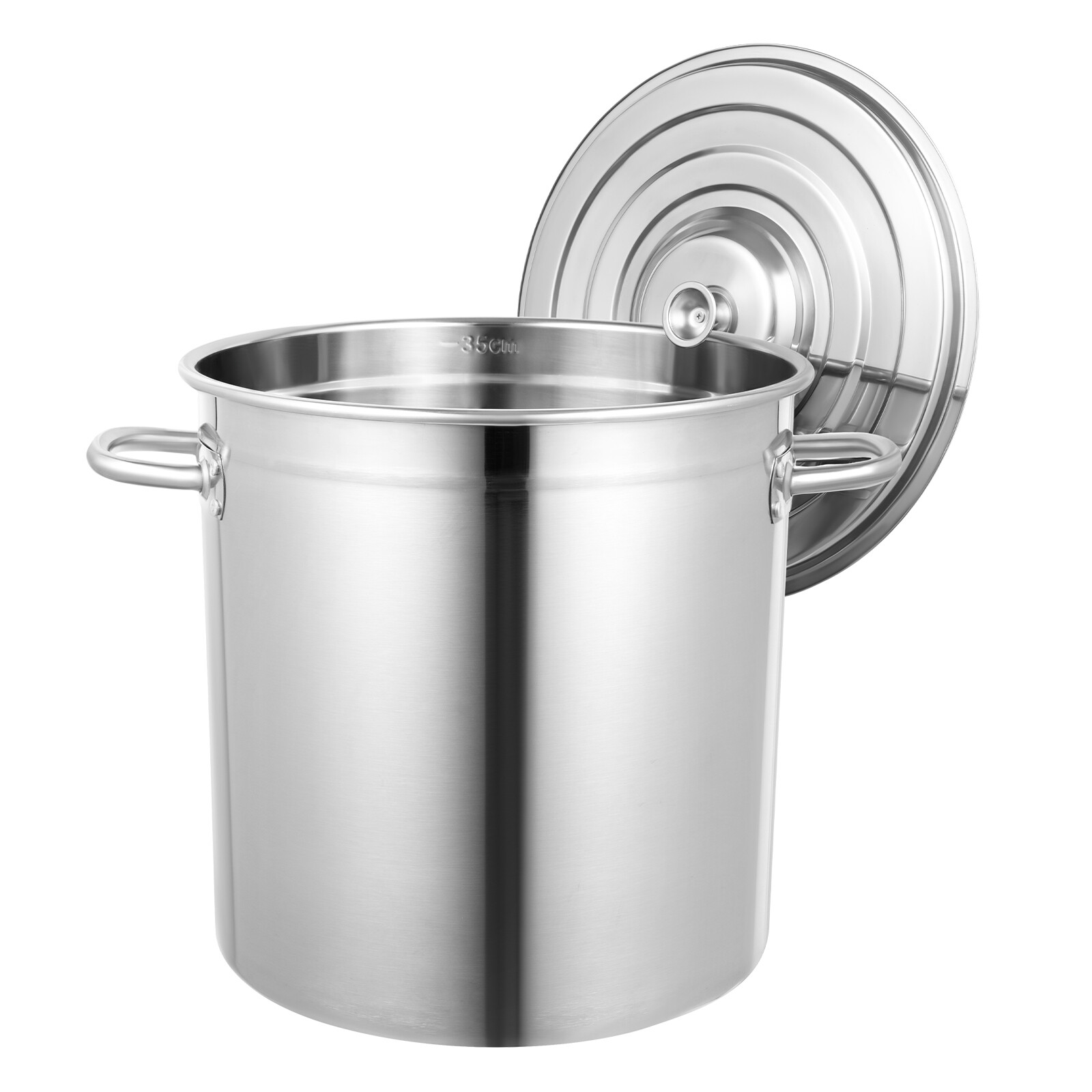 Stainless Steel Cookware Stockpot Commercial Grade Large Stock Pot 37 Quart