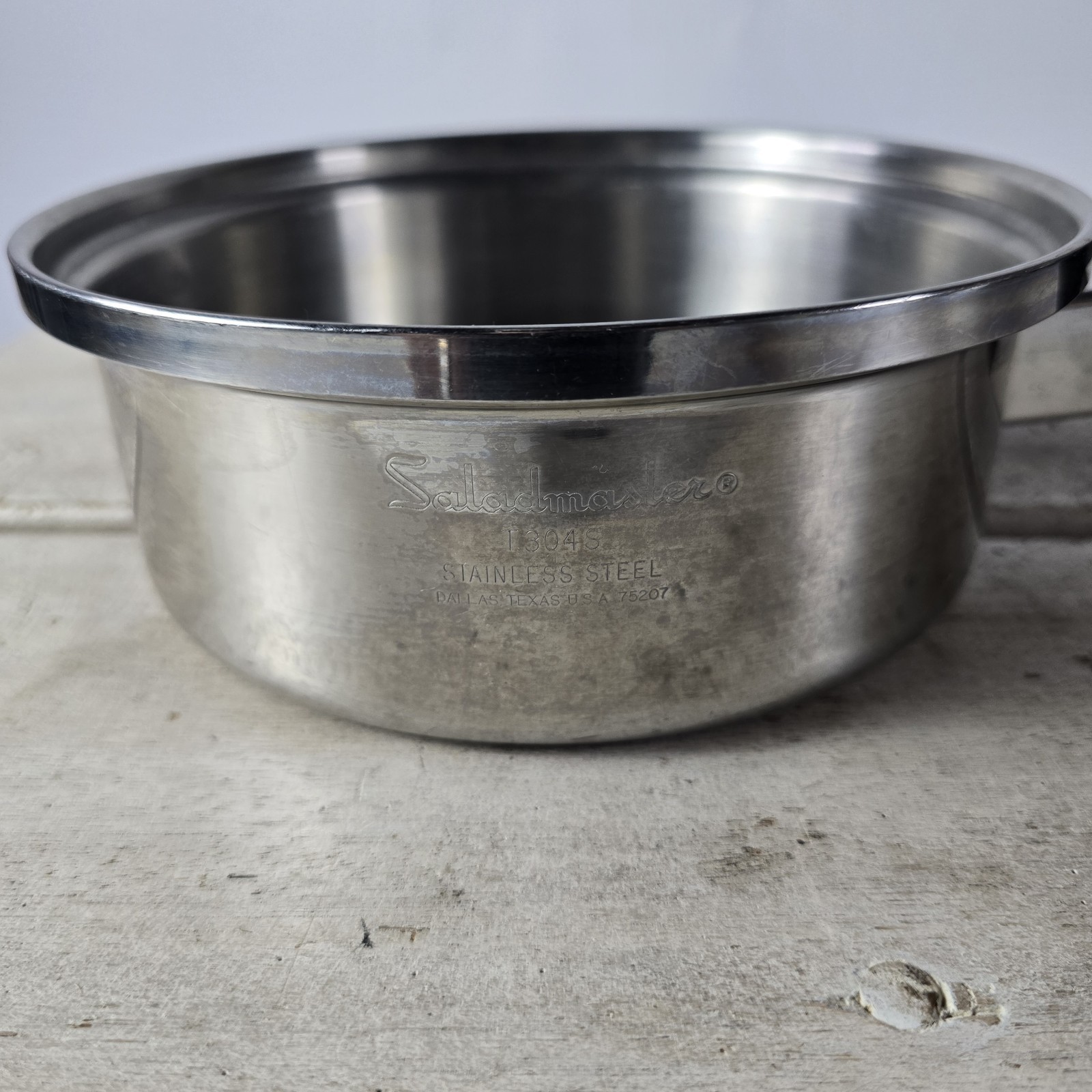 SALADMASTER T304S Sauce Pan Stainless Steel 8 inches 1.5 Qt NO LID – Read