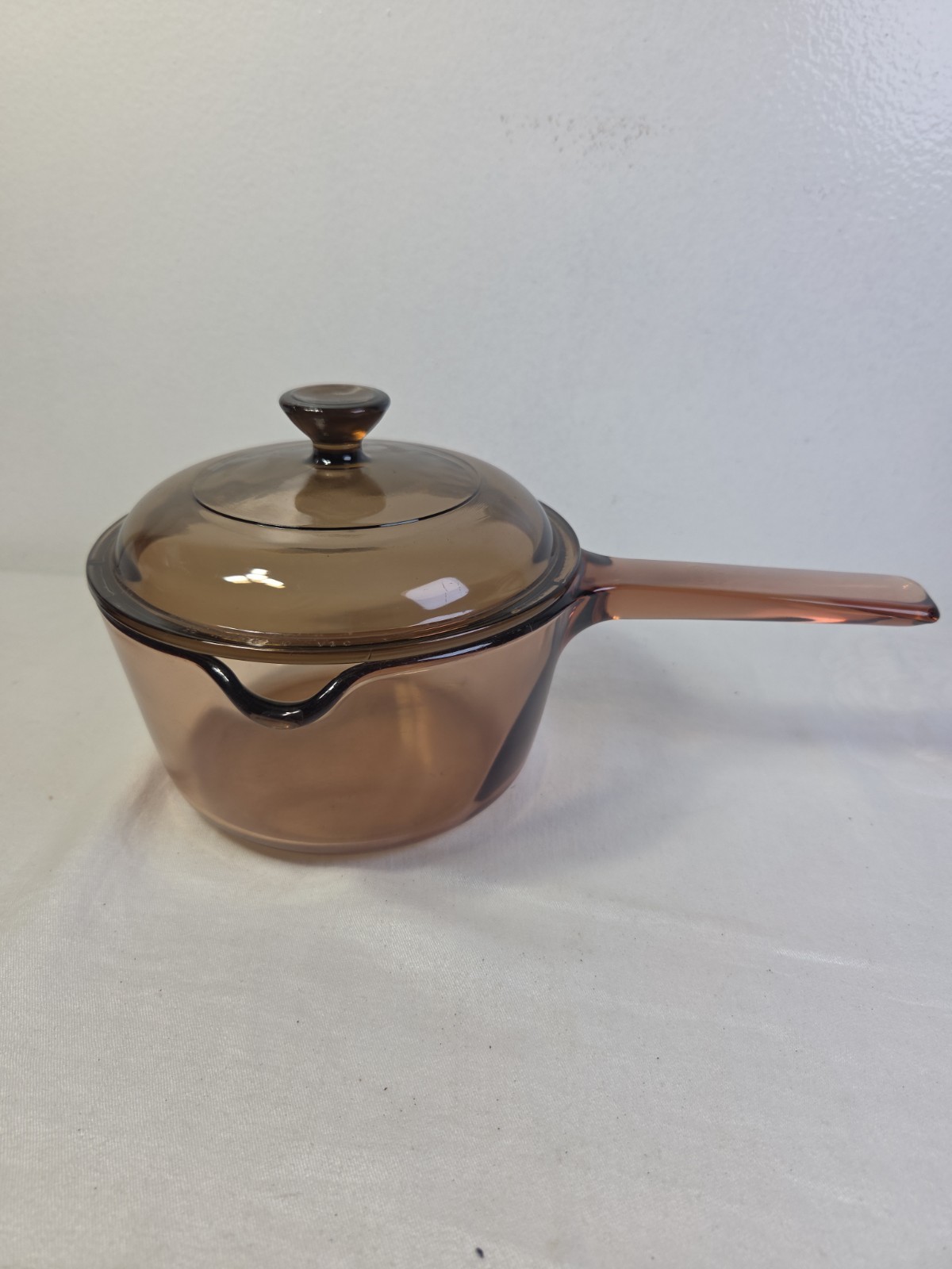 VISIONS Pyrex G.V-1-C Glass Saucepan Brown Transparent With Lid Two-Piece Set