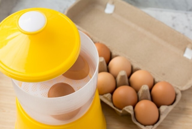 Half Boiled Egg Maker Malaysian Recipe Original Made in Malaysia Yellow Color