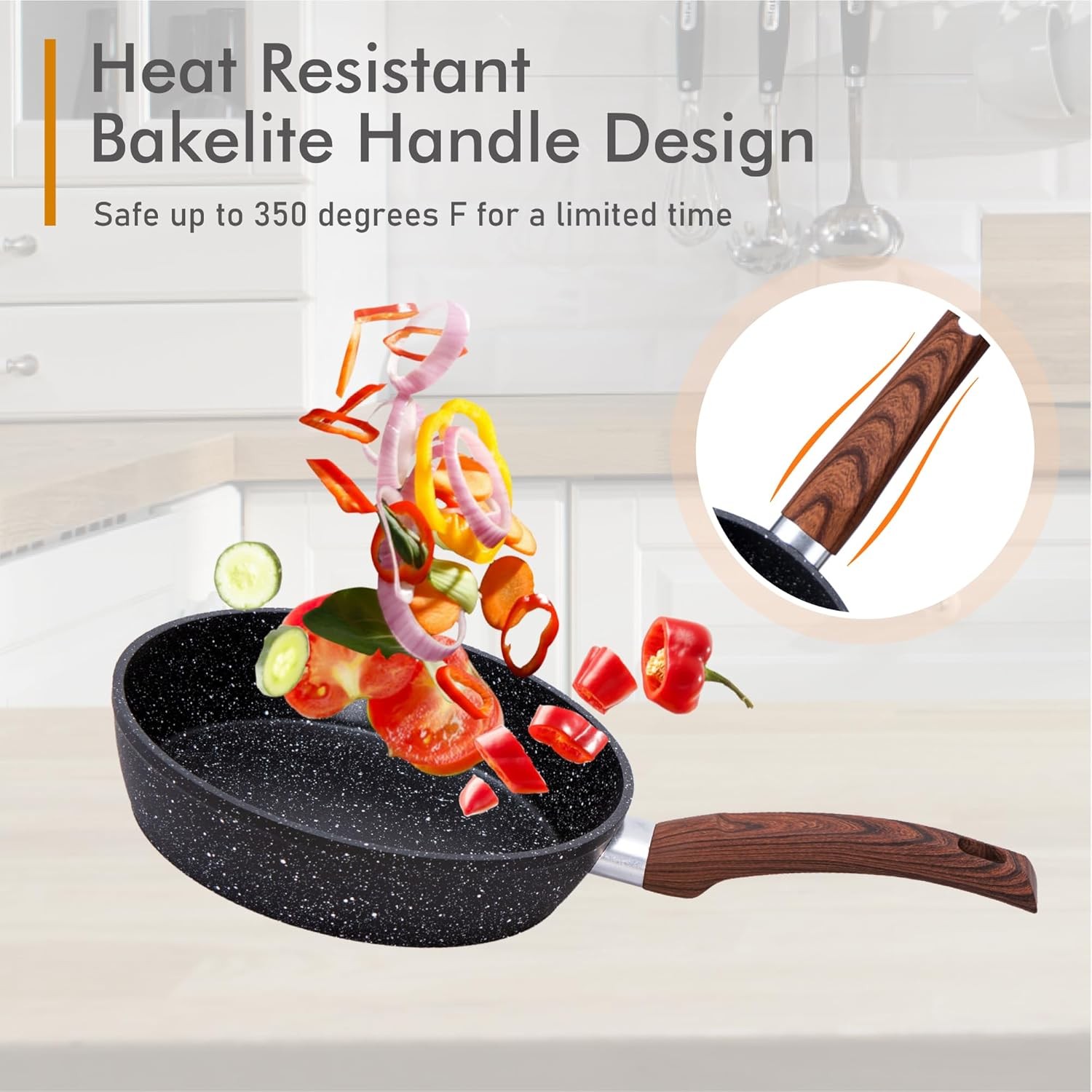 Induction Pots and Pans Set Non Stick 12 Piece Nonstick Kitchen Cookware Sets