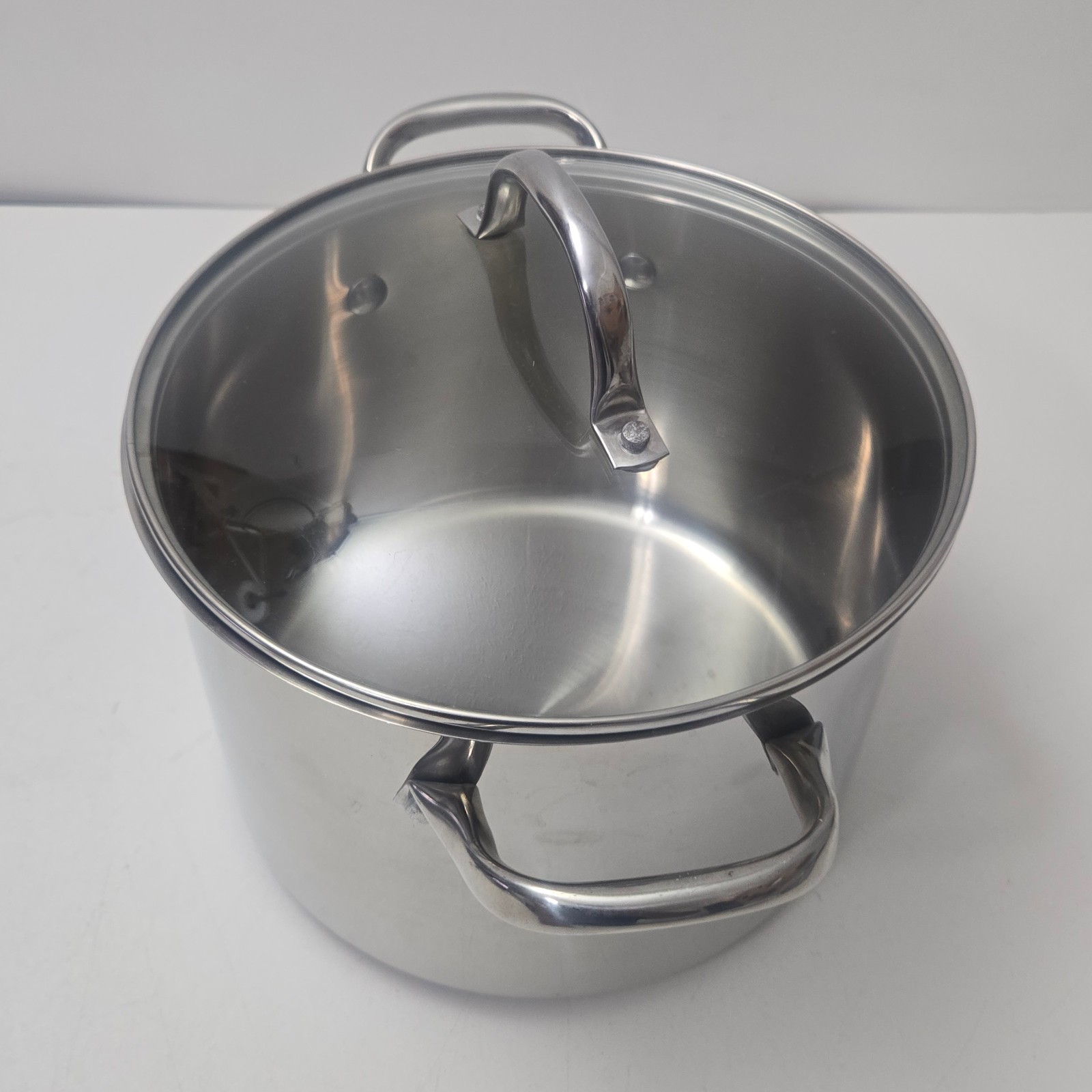 Wolfgang Puck Cafe Collection 8 Quart Stock Pot And Lid Stainless Steel