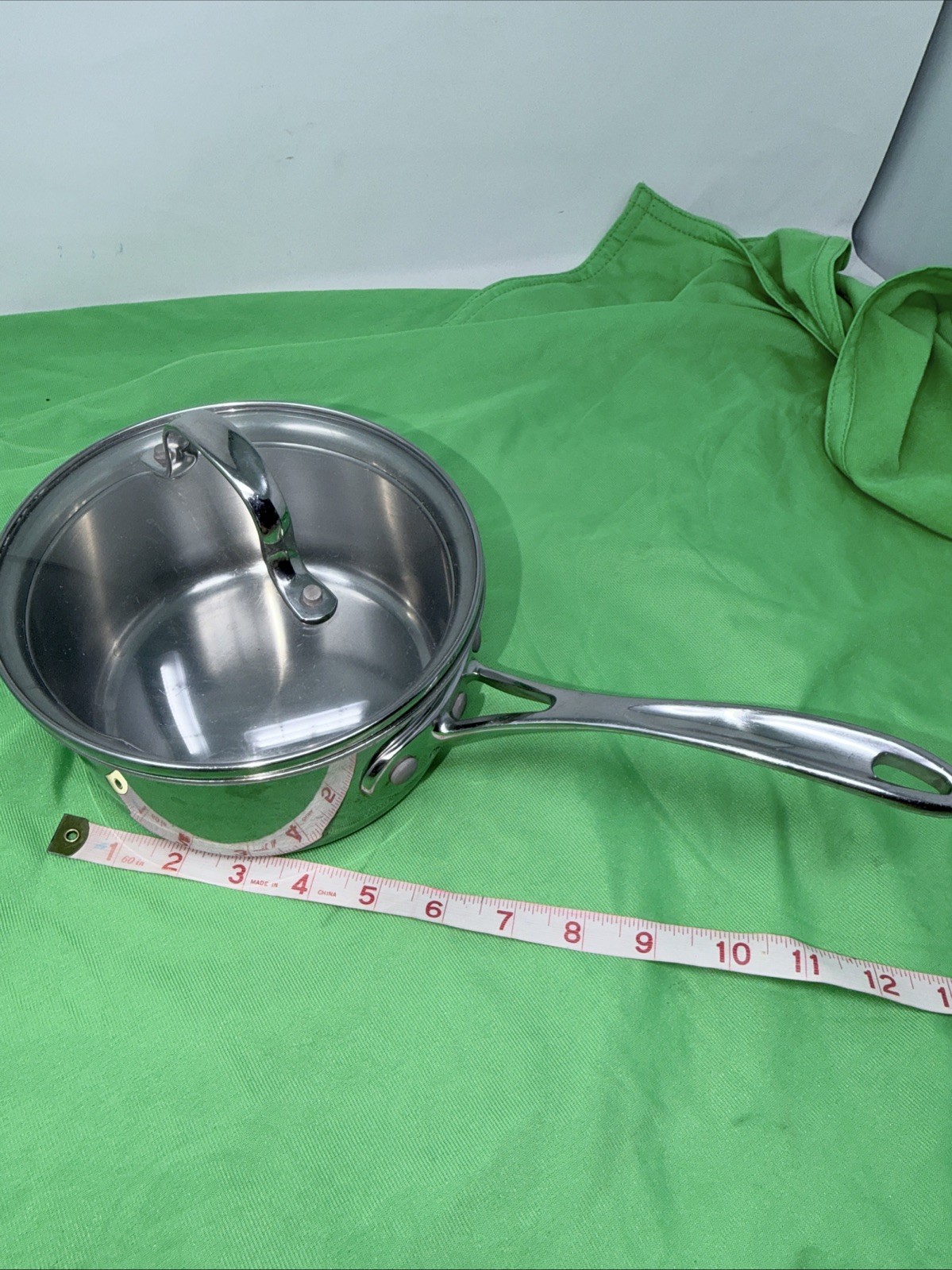 Kitchen Essentials Calphalon Saucepan & Lid 1.5 Qt Model 8701 Stainless Steel