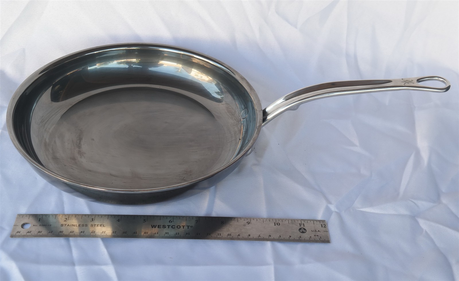 Hestan NanoBond Fry pan Stainless Multiply Titanium Gloss 10 3/4″ Italy made