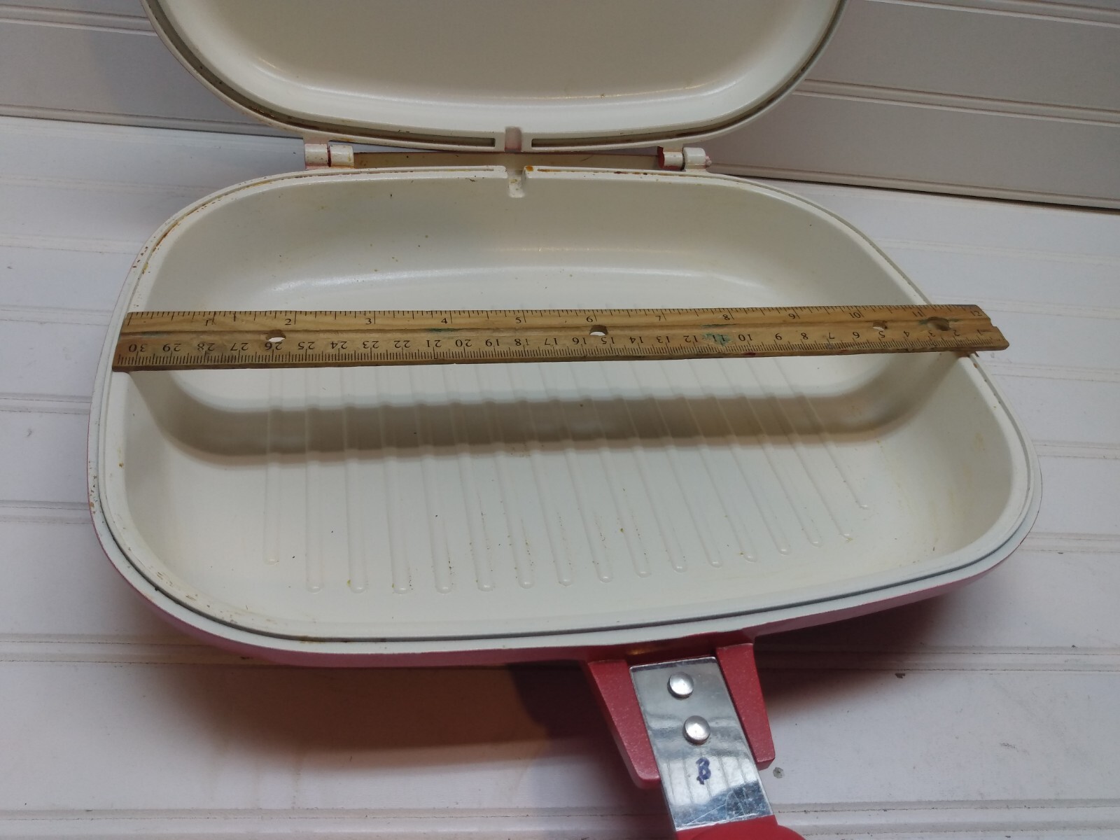 Cook’s Companion Cast Aluminum Non Stick Stovetop Double Flip Grill Pan 11x11X3