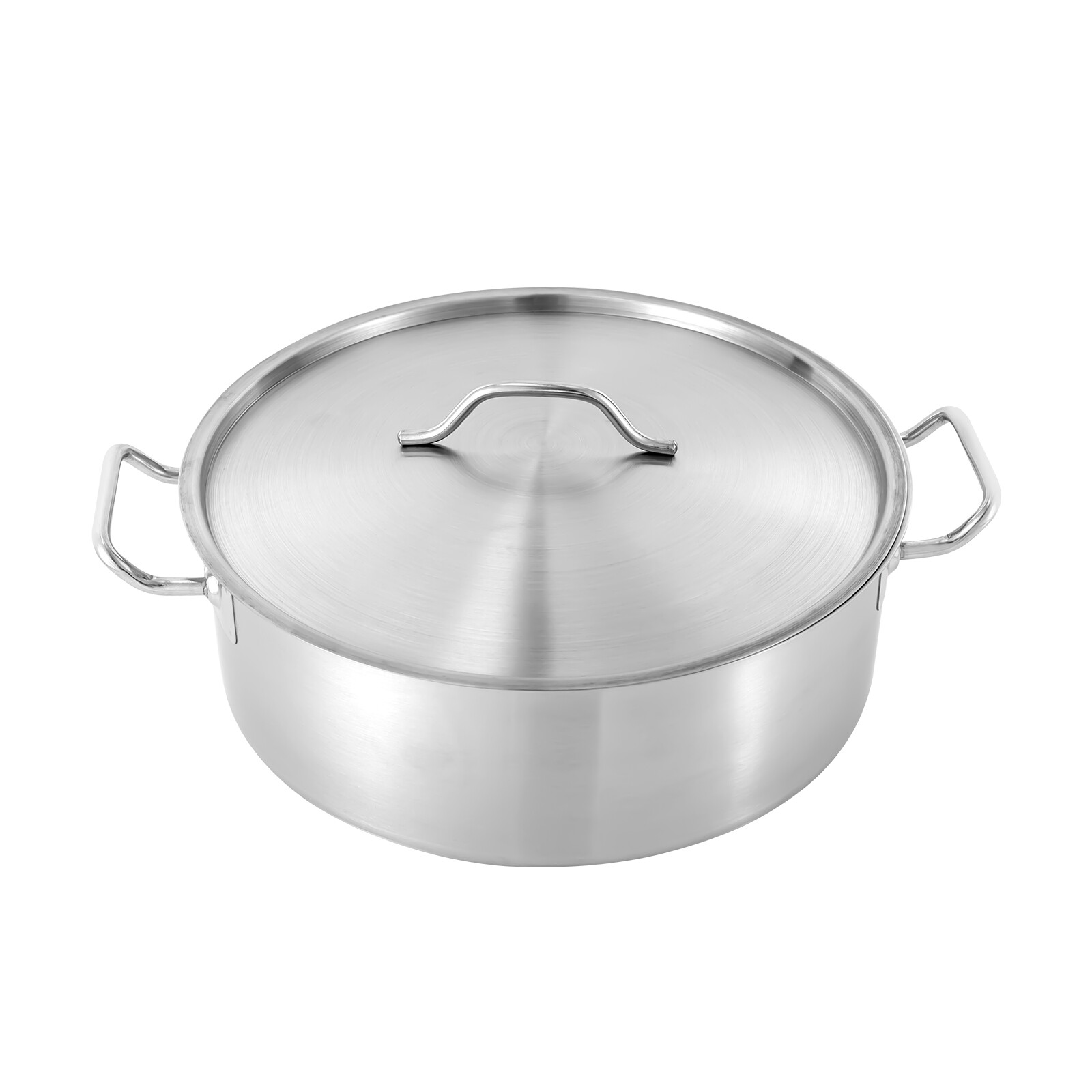 11 Qt Stock Pot Stainless Steel Large Kitchen Soup Cookware with Lid NEW