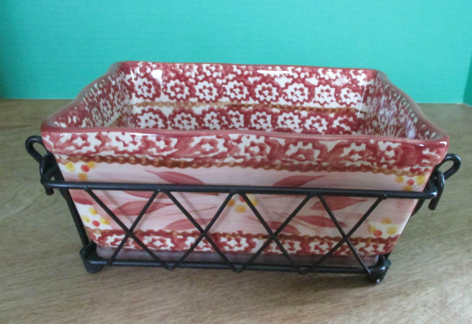 Temp-tations Bakeware 1 Quart Casserole with Trivet, Rack and Storage Lid