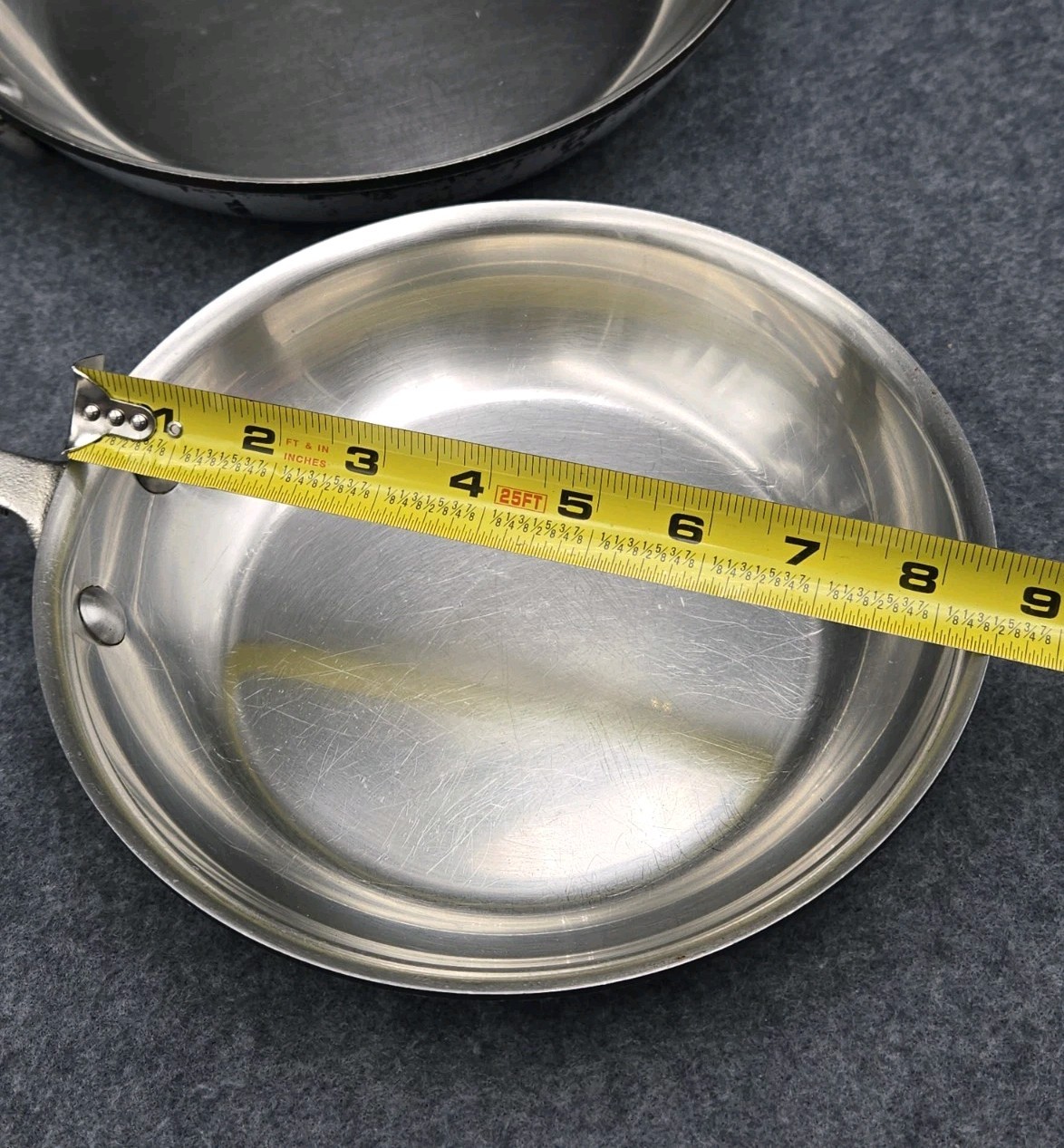 All-Clad Fry Pan Skillet Set 8″ and 10″ Master Chef 108, 110 USA Vintage