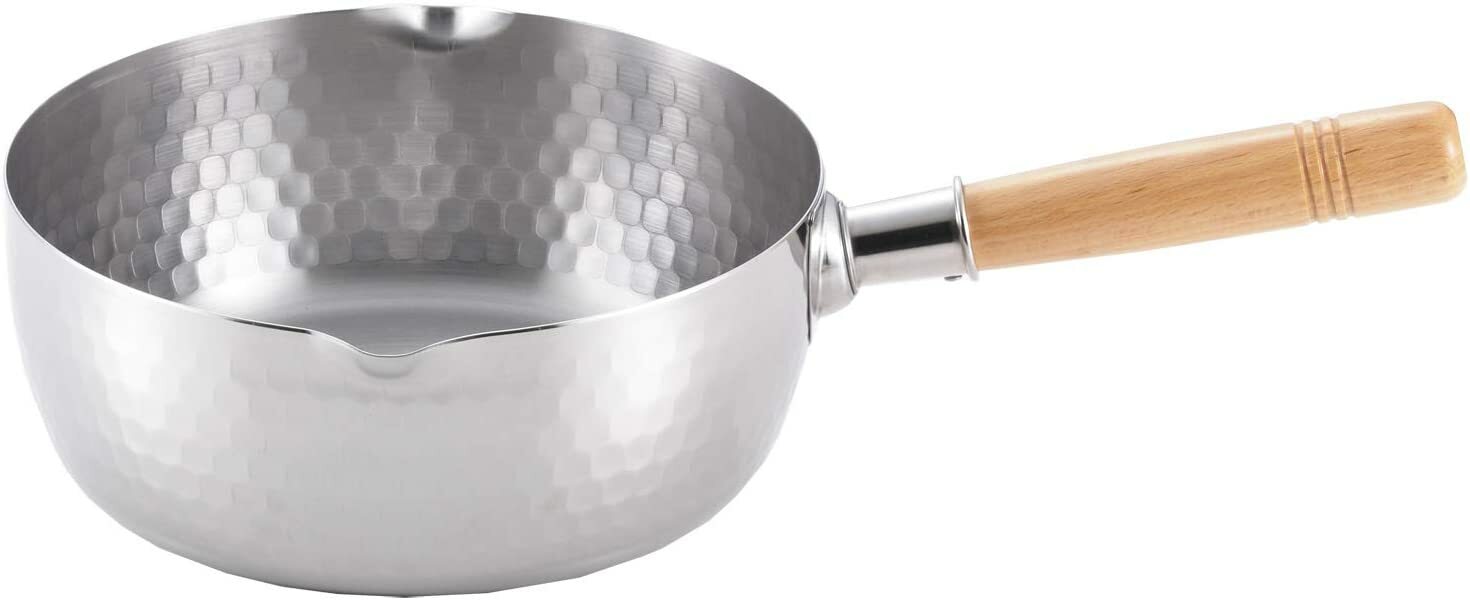 Japanese Yukihira Stainless Steel Saucepan 1.2 Quart 1.7 Quart 2.2 Quart 3 Quart