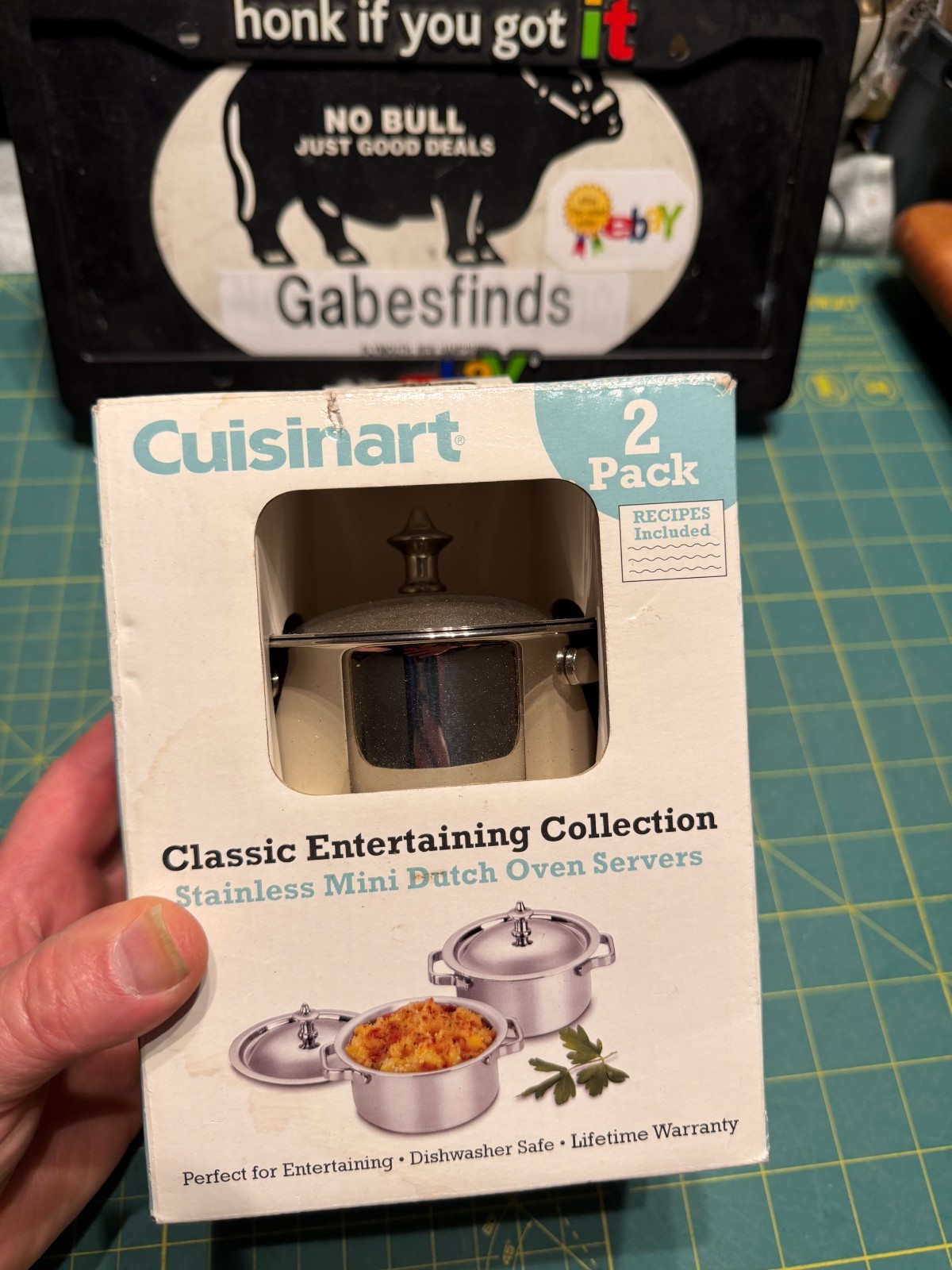 Cuisinart Stainless Steel Mini Dutch Ovens 2pack OB Model 7MS2-32