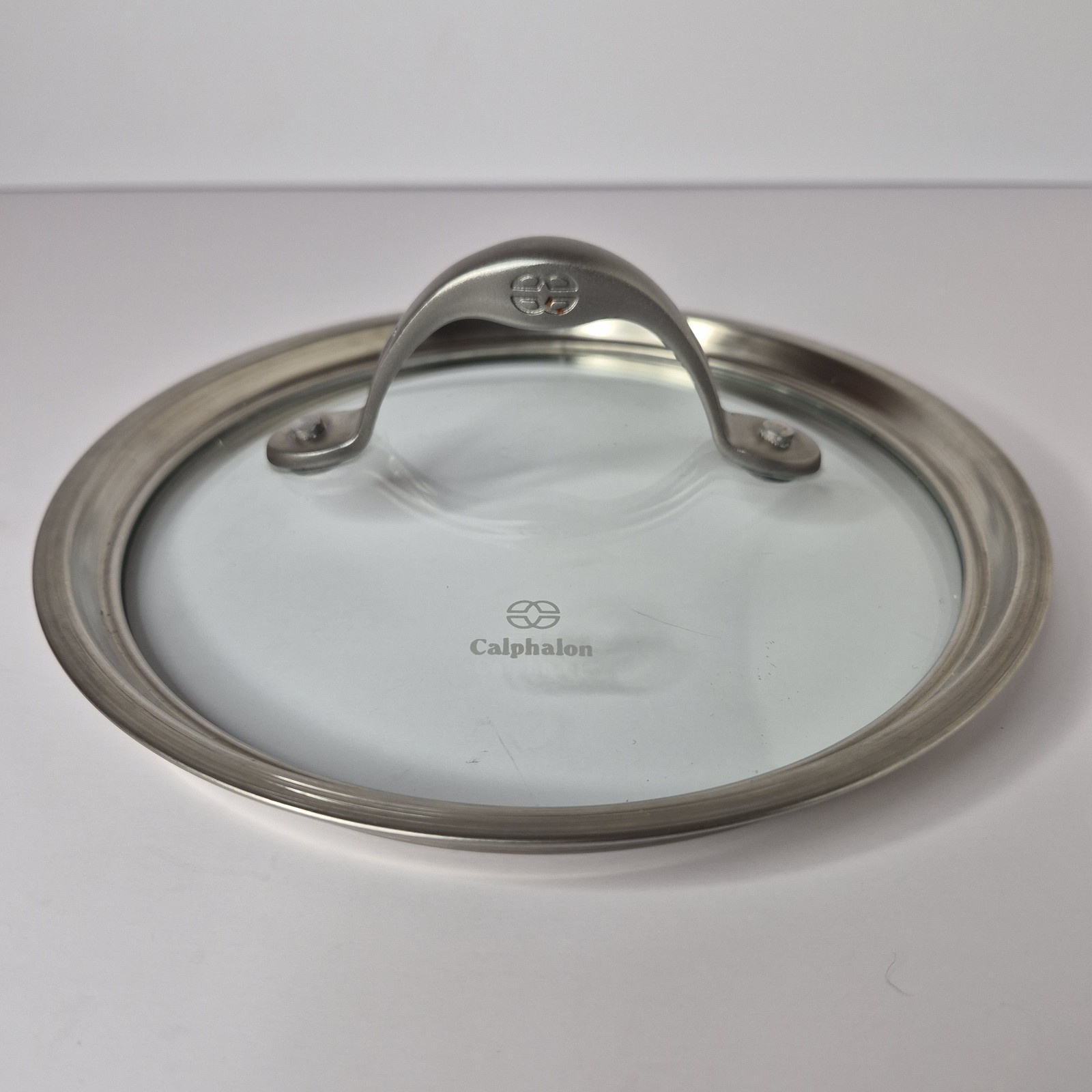Calphalon Glass Replacement Lid 7″ Inside 7 1/2″ Outside Stainless Steel Glass