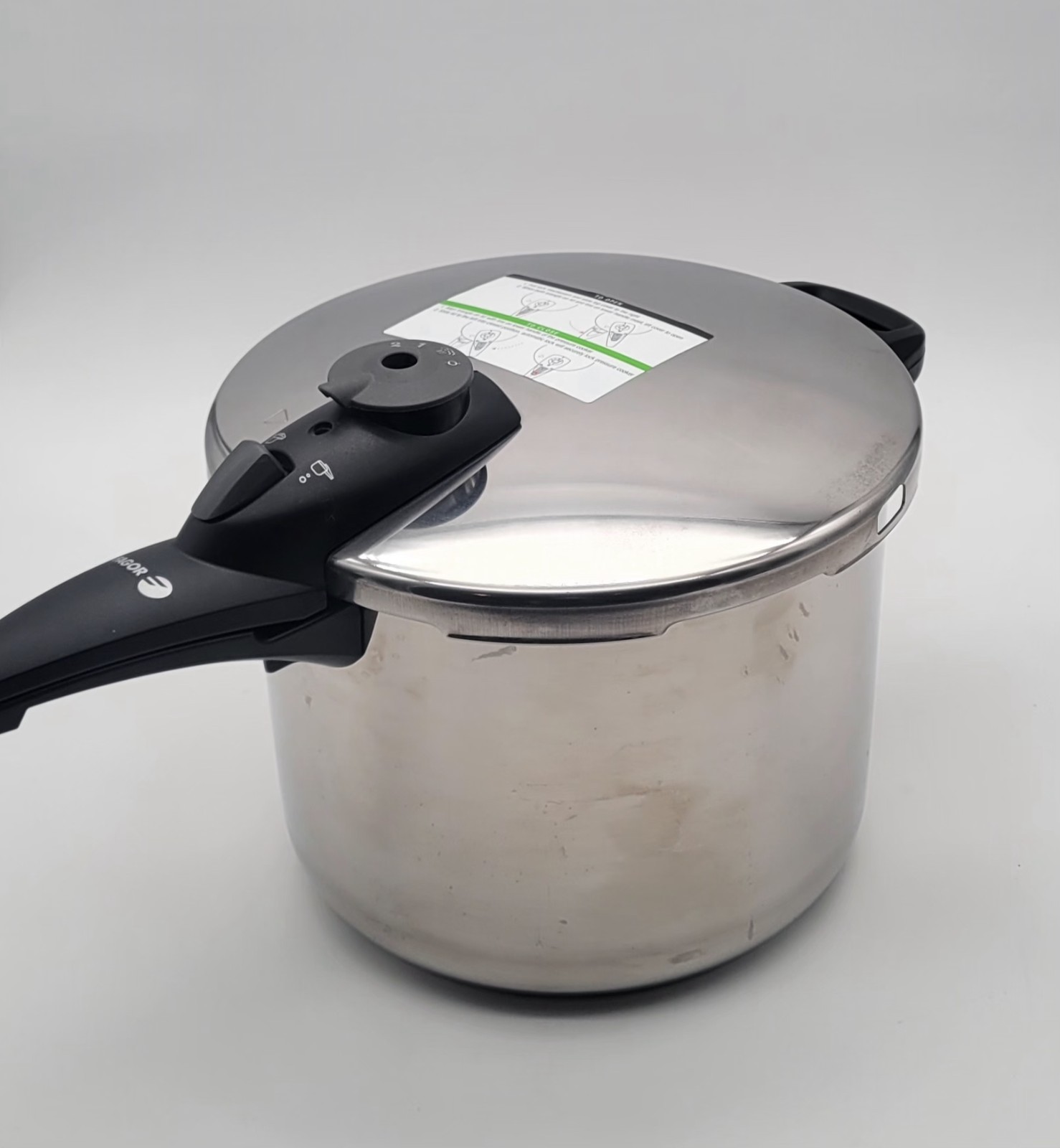 Fagor 9.3L Pressure Cooker Stainless Steel Stovetop Induction Spain Made