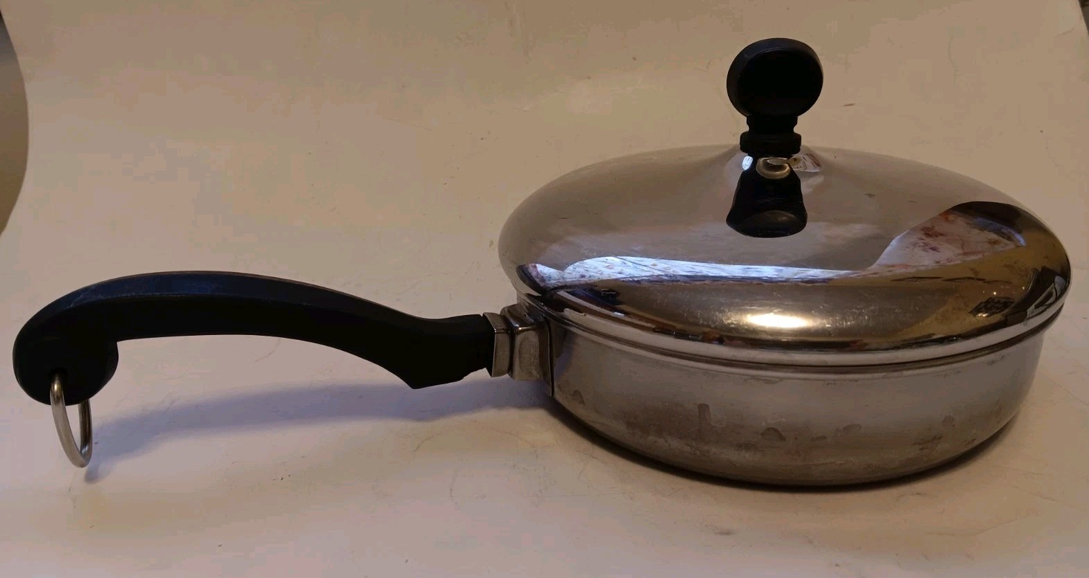 Farberware Stainless Steel Aluminum Clad 7-inch Skillet with Lid