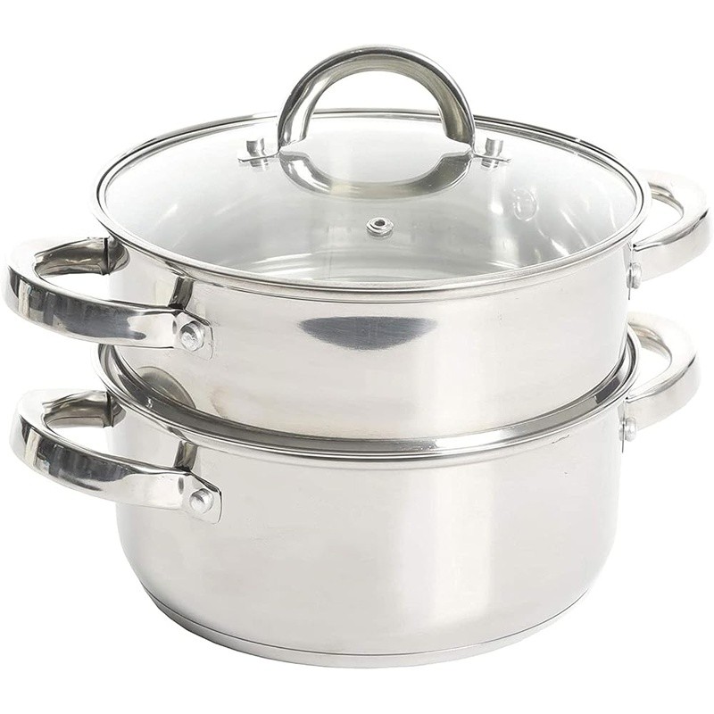 3 Quart Stainless Steel Dutch Oven Steamer Basket Healthy Cooking Kitchen Tool