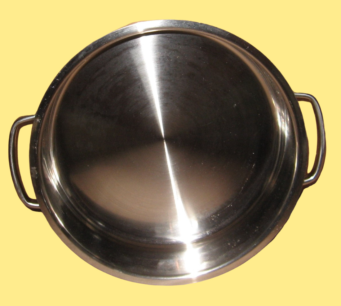 CARICO ULTRA TECH ll 8 5/8 JR DOME LID COVER CAKE PAN CASSEROLE STAINLESS STEEL