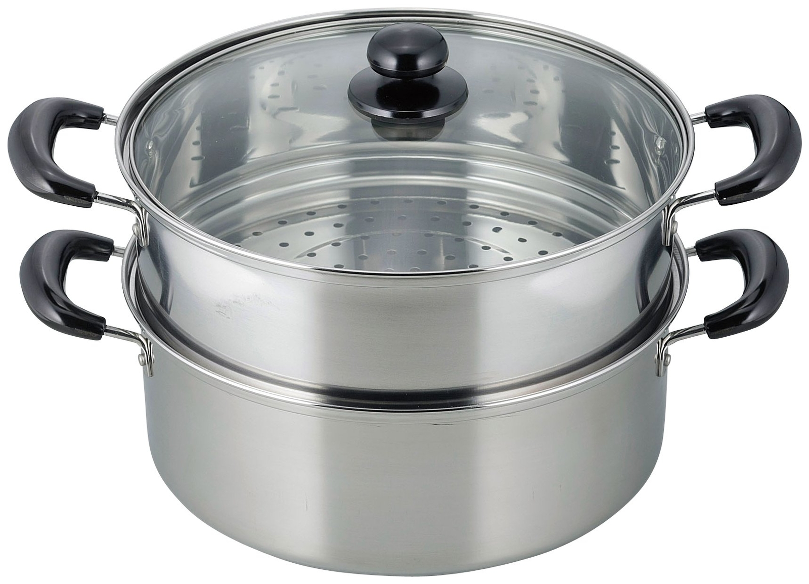 Wahei Freiz VR-8182 2-Tier Steamer Vence 10.2 inches (26 cm) Glass Li
