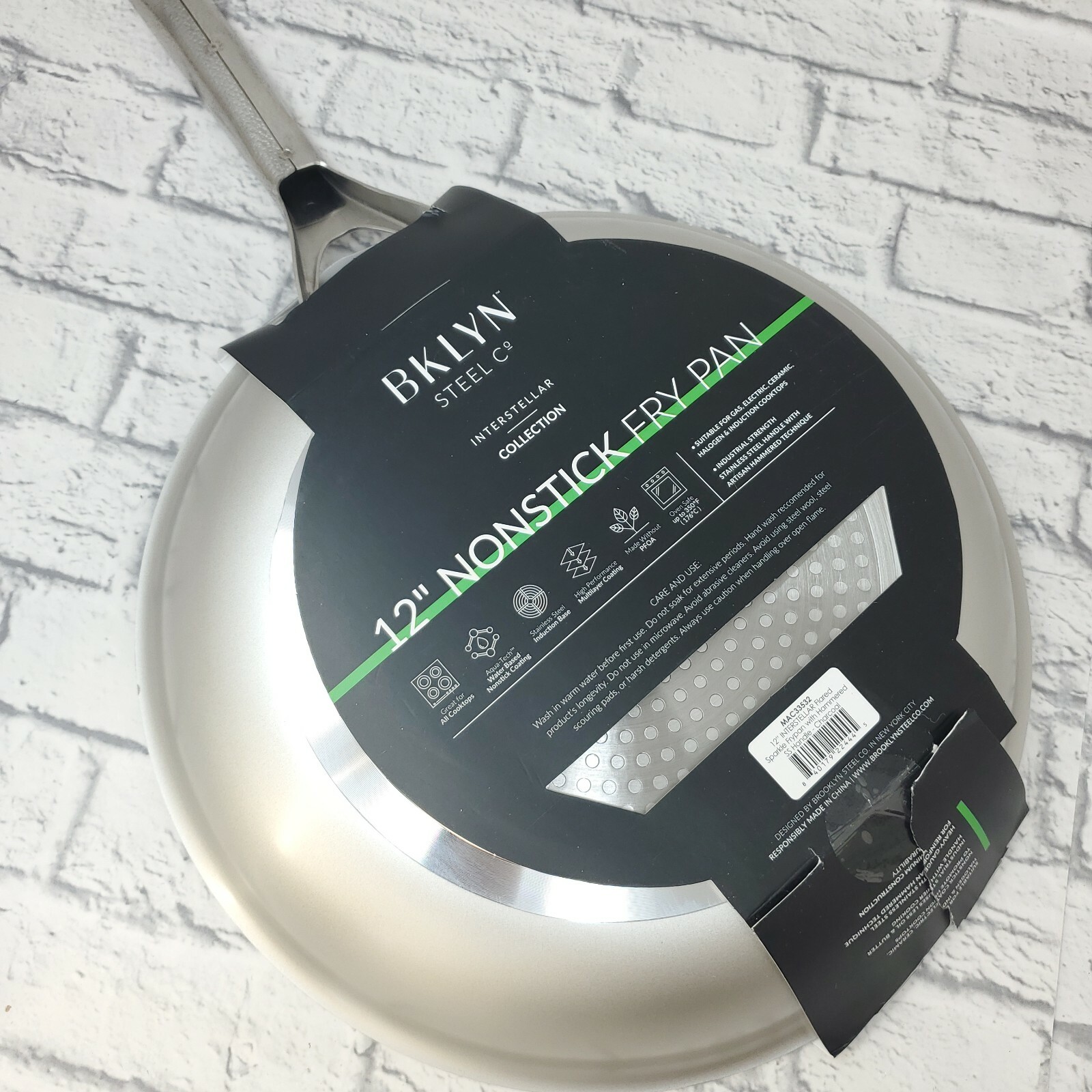 Brooklyn Steel Co. Interstellar Flared Sparkle Cookware Aluminum Fry Pan 12″