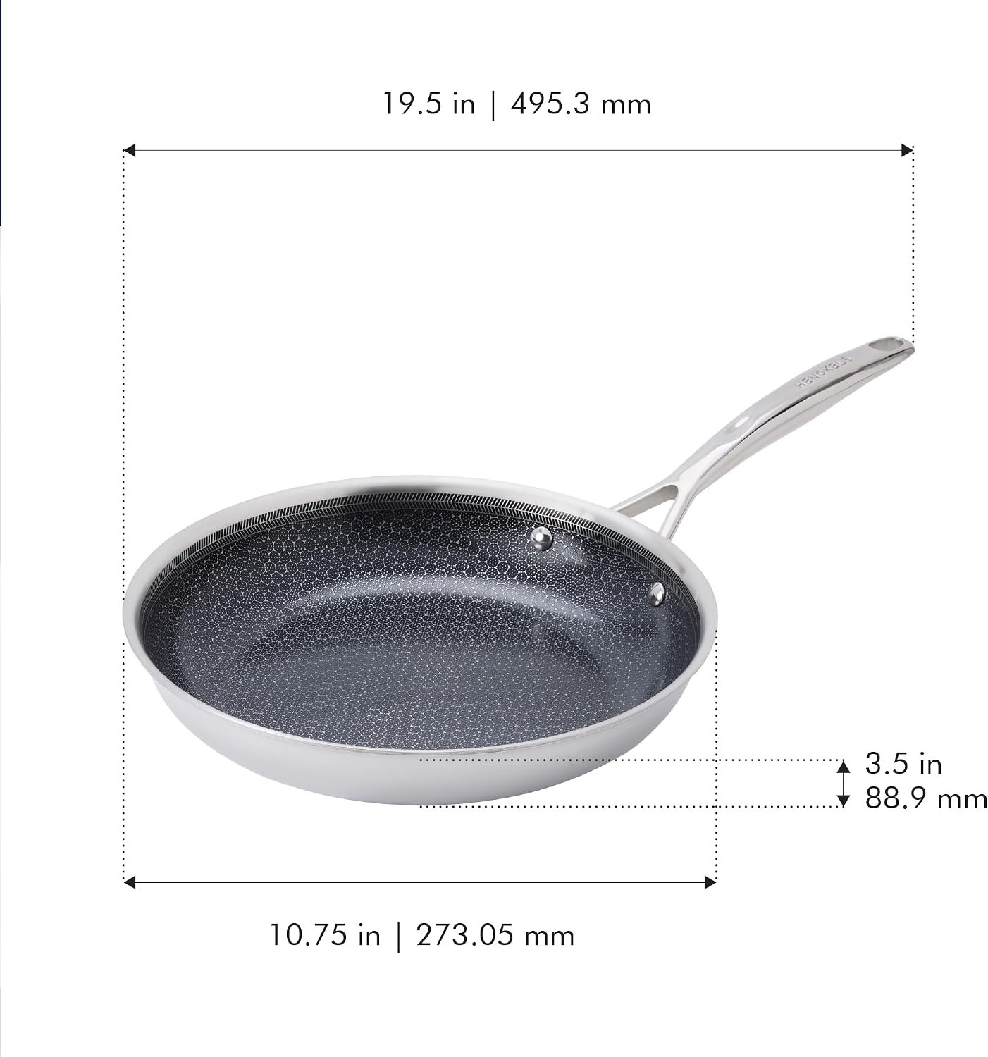 Paradigm 10-Inch Ceramic Fry Pan Oven Safe Up To 500°F | Free of PFAS PFOA PTFE