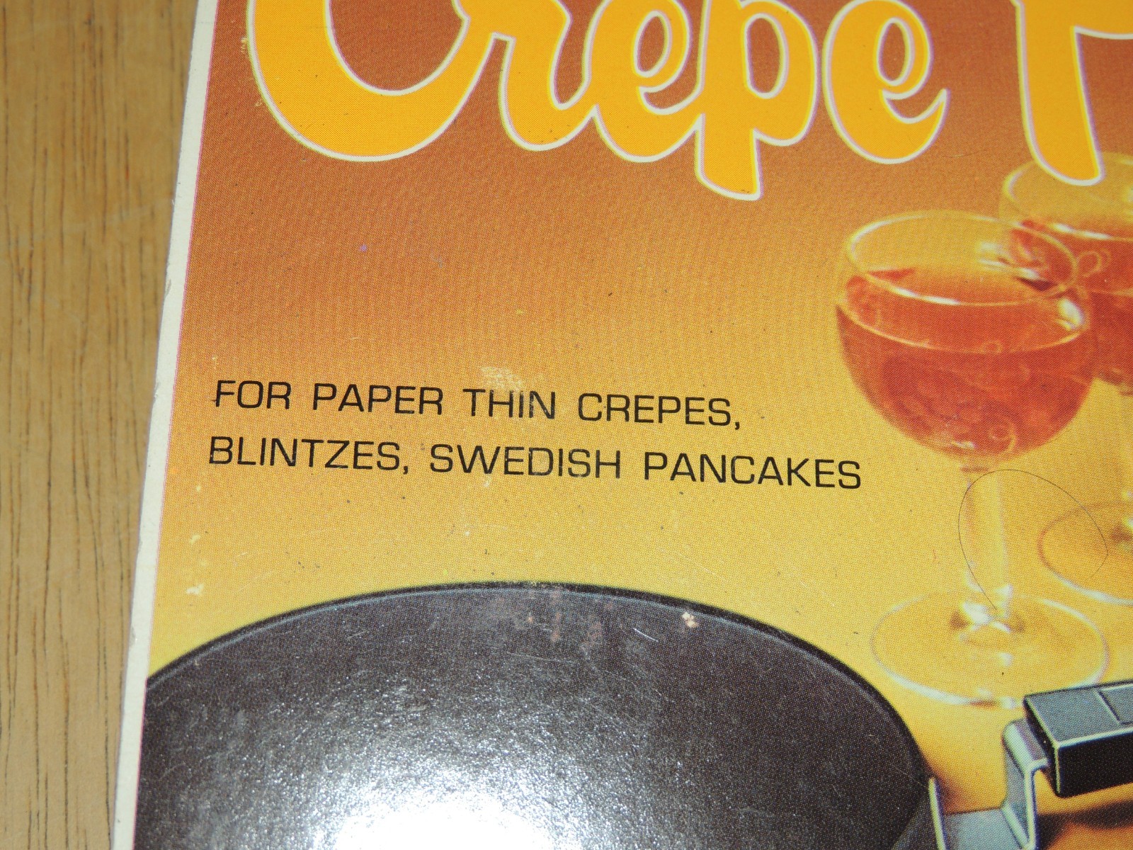 (2) Vintage Mirro Crepe Pan Maker 8″ w/Recipe & Direction Booklet Teflon Coated