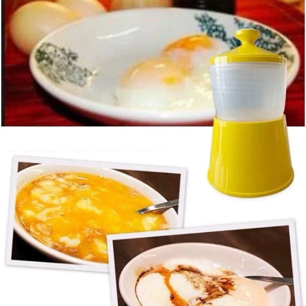 Half Boiled Egg Maker Made in Malaysia Yellow Color 1/2/3/4 eggs