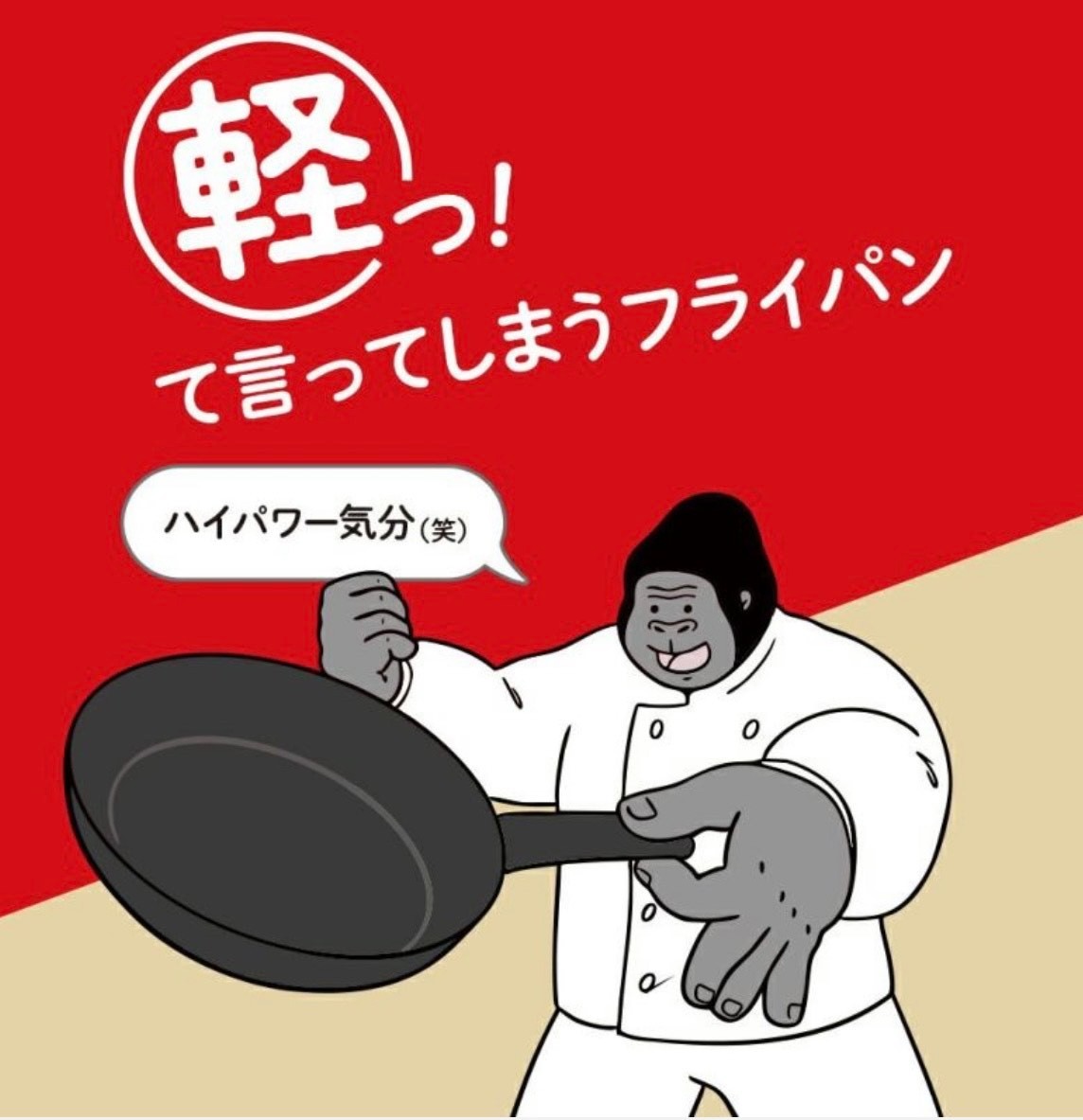 Gorilla Pinch 5-Piece Gas Stovetop Set, Doshisha, Japan lightweight frying pan
