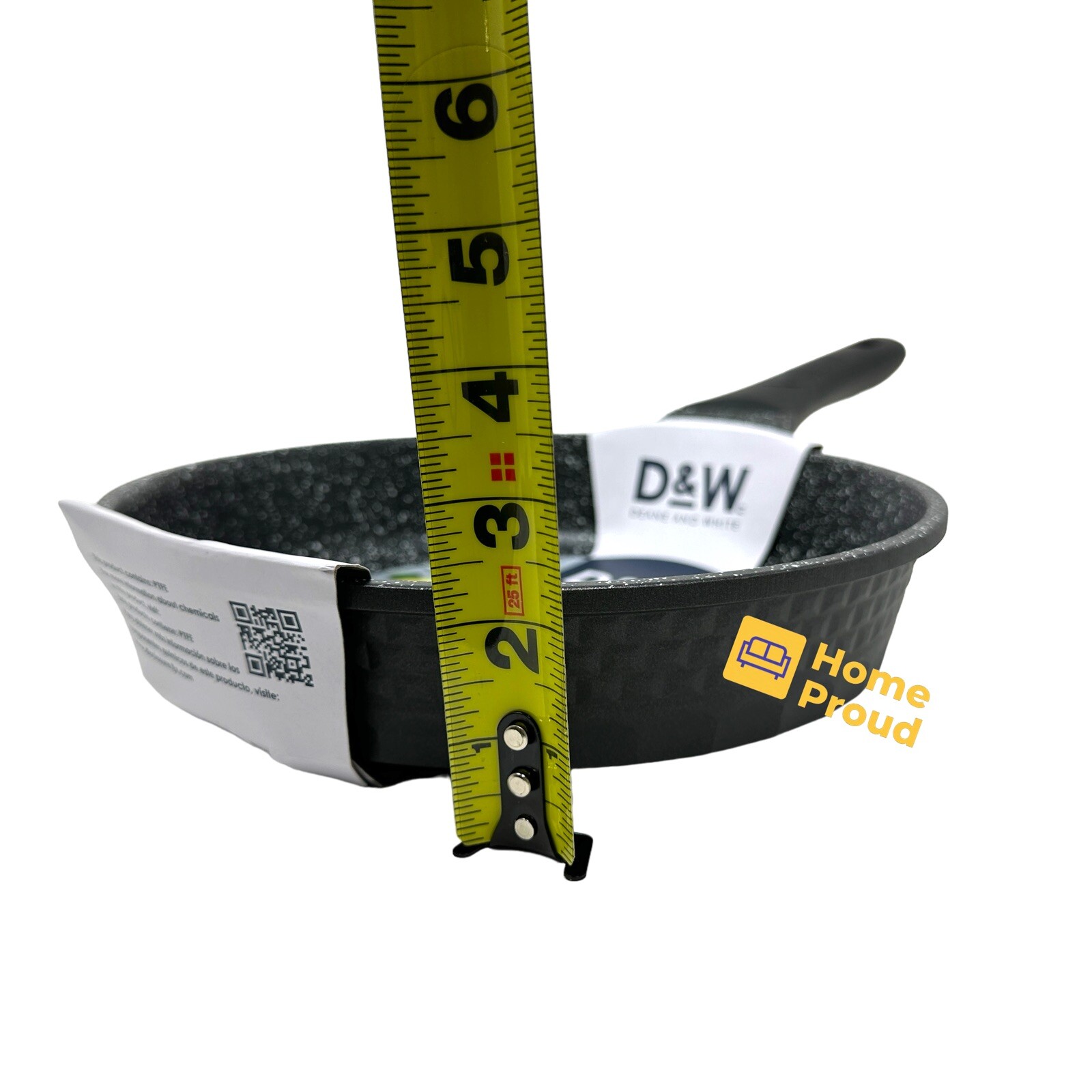D&W Frying Pan Nonstick Skillet 9.5 inch Restaurant Quality Cookware Deane&White