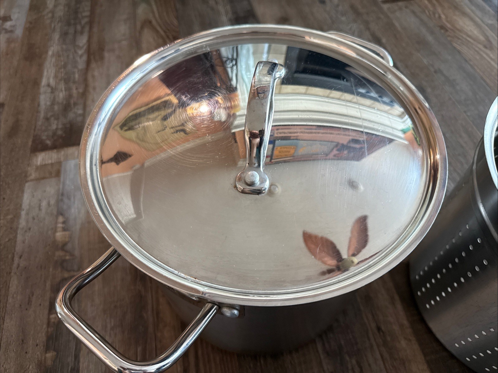 Kirkland Signature Professional 12 QT Stock Pot w/Steamer & Lid