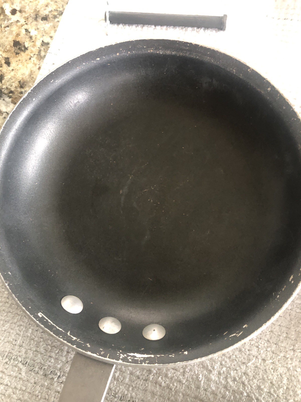 (QTY 3), 8-Inch Nonstick Frying Pan, Member’s Mark, Aluminum