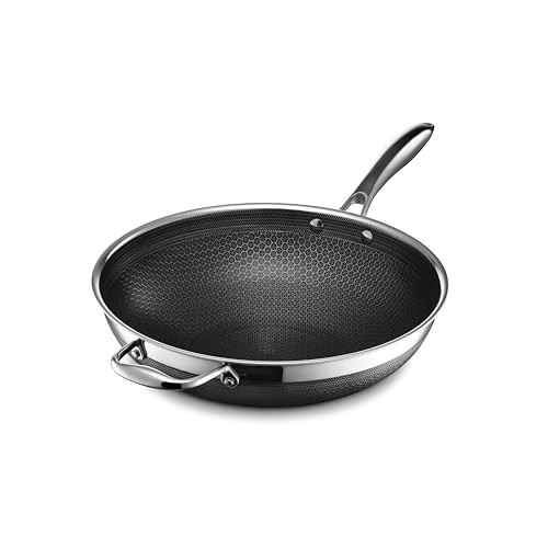 HexClad 12 Inch Hybrid Nonstick Wok