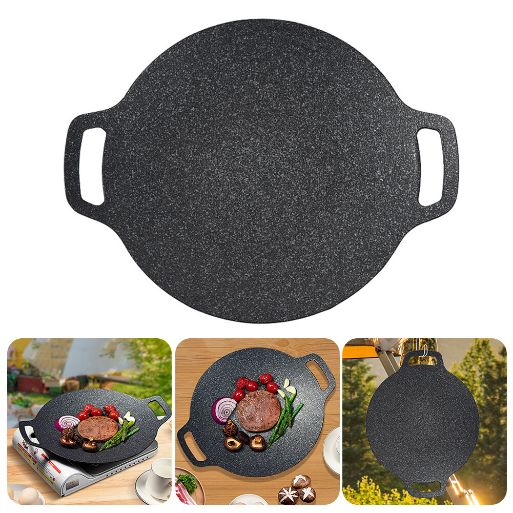 Oil Frying Baking Pan Non-stick Cooking Pans Outdoor Camping Kitchen Bakeware