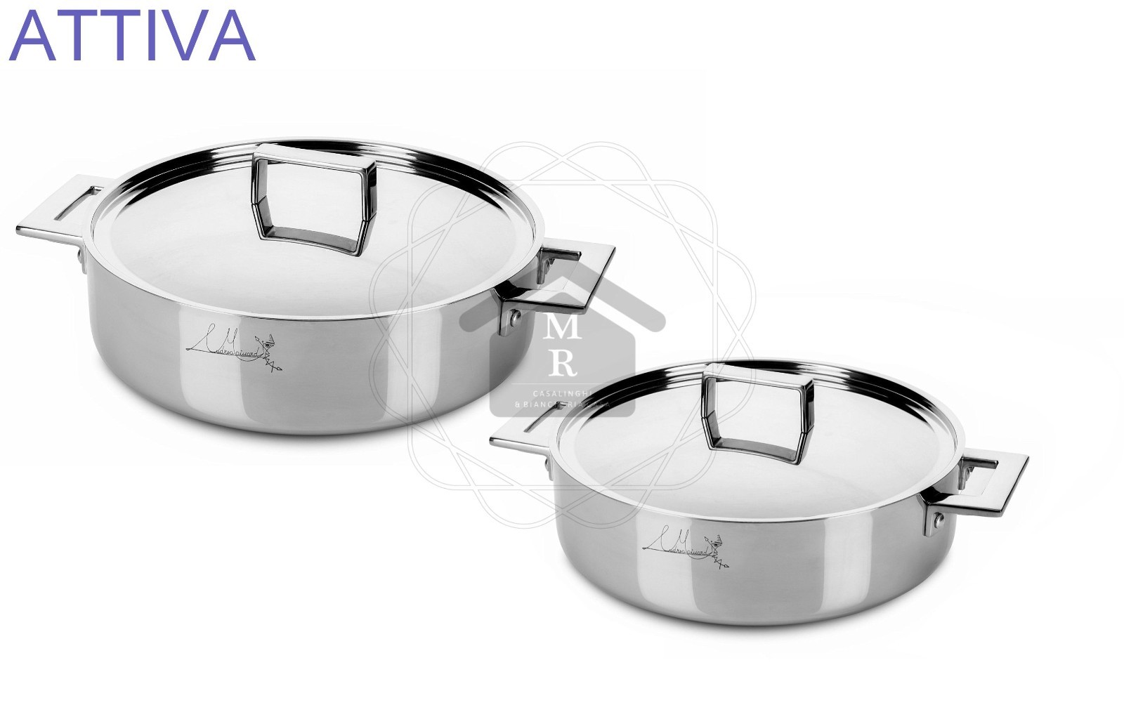 Trimetal Casserole with Lid Active Line Mepra – Suitable for Induction