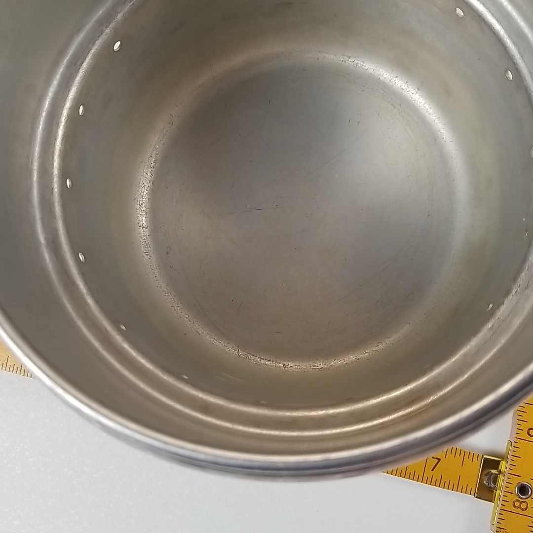 Comet Rice Steamer Pot Aluminum Double Stovetop Cooker Pan Excellent Vintage