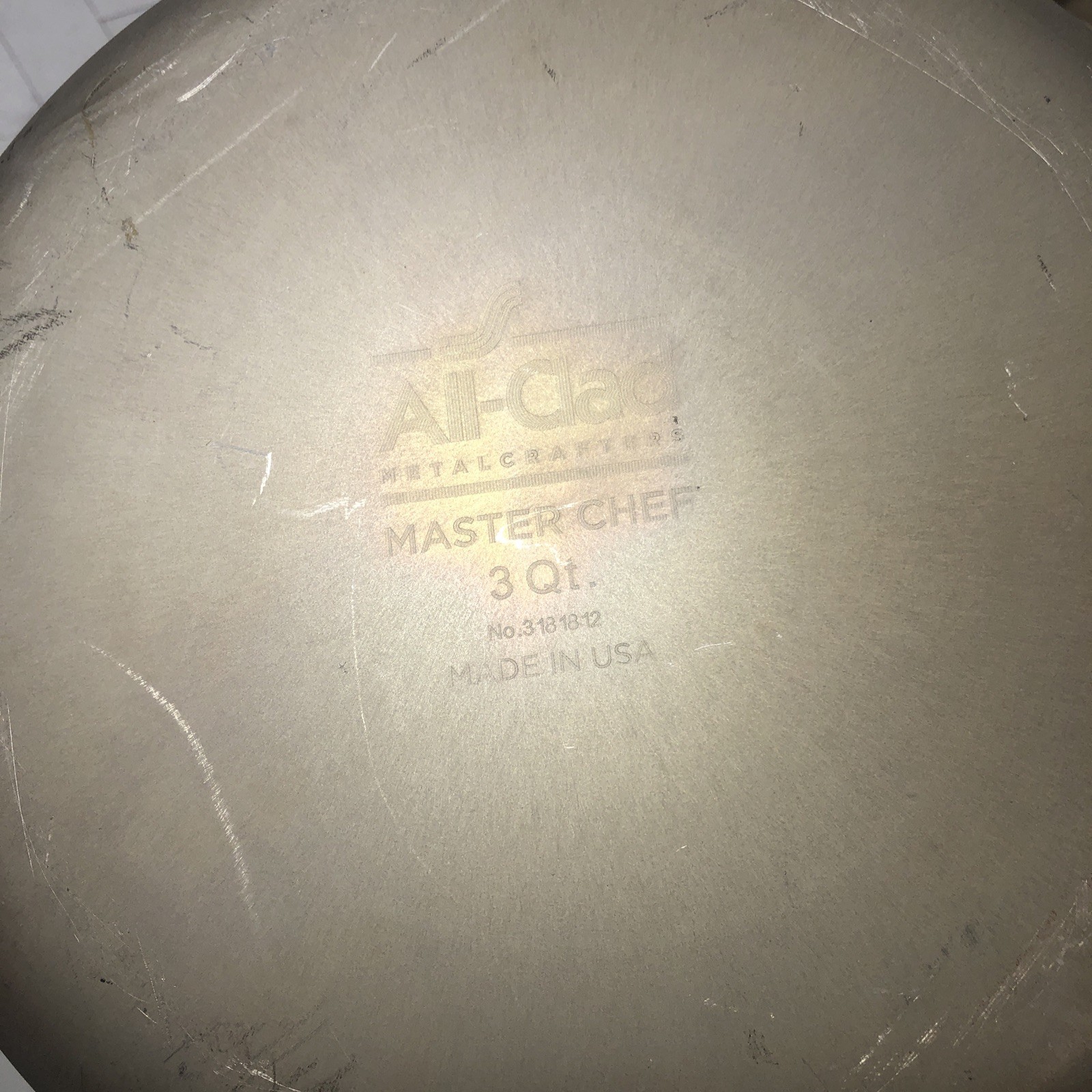 All-Clad Master Chef 3 QT Metal Crafters Sauce Pan Stainless Steel w Lid UNUSED