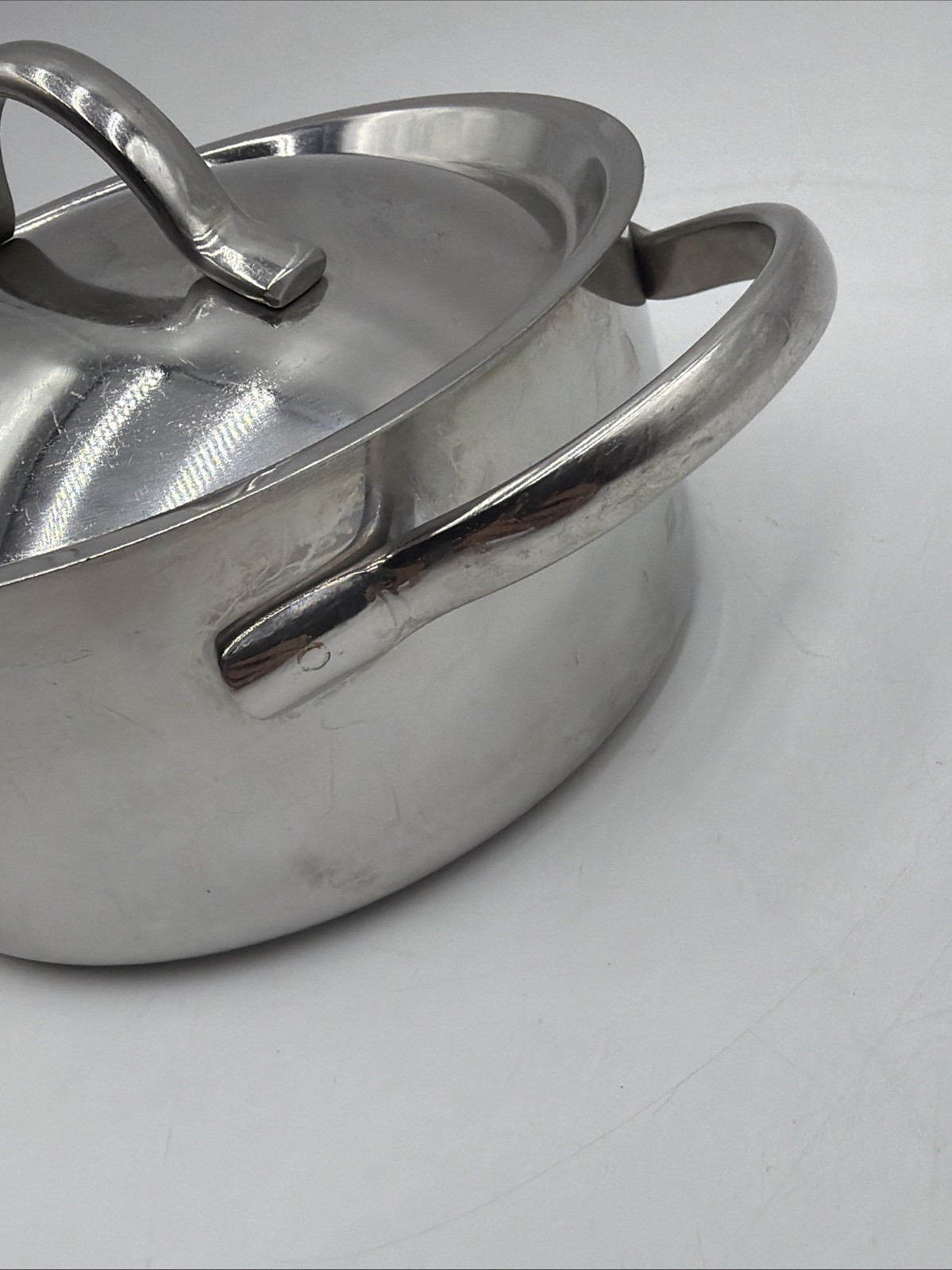 Vintage Revere Pro Line 1.5 Qt Saucepan Stainless Steel Copper Core & Lid 6725