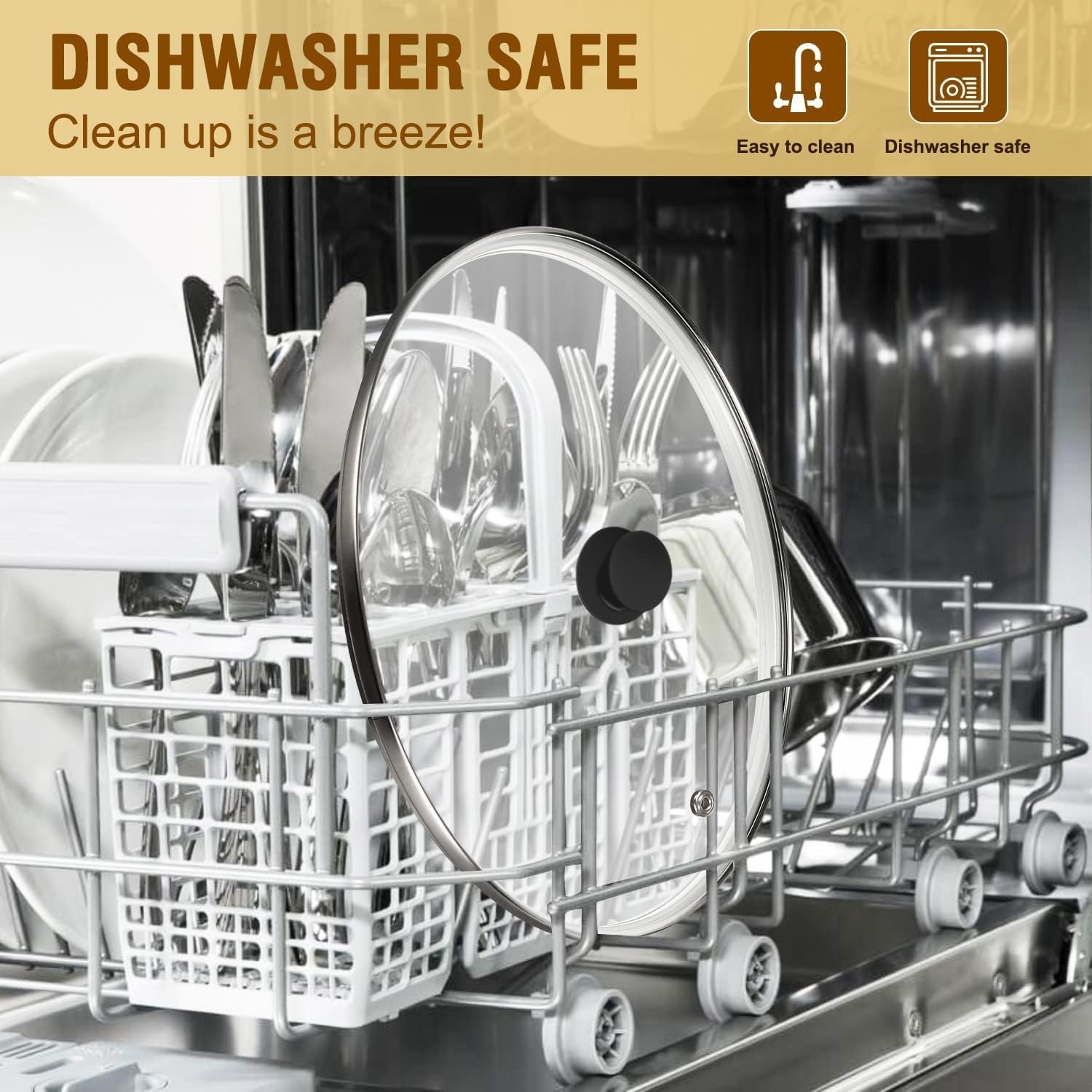 Universal Pot Lid Replacement Knobs, Silicone Pan Lid Holding Handles, Heat R…