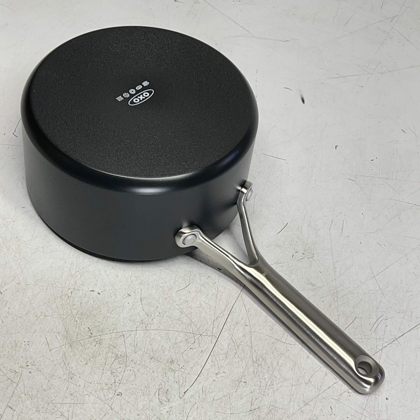 OXO (4 PIECE) Professional Ceramic Non-stick Sauce Pan Set 2.3qt – 1.7qt Black