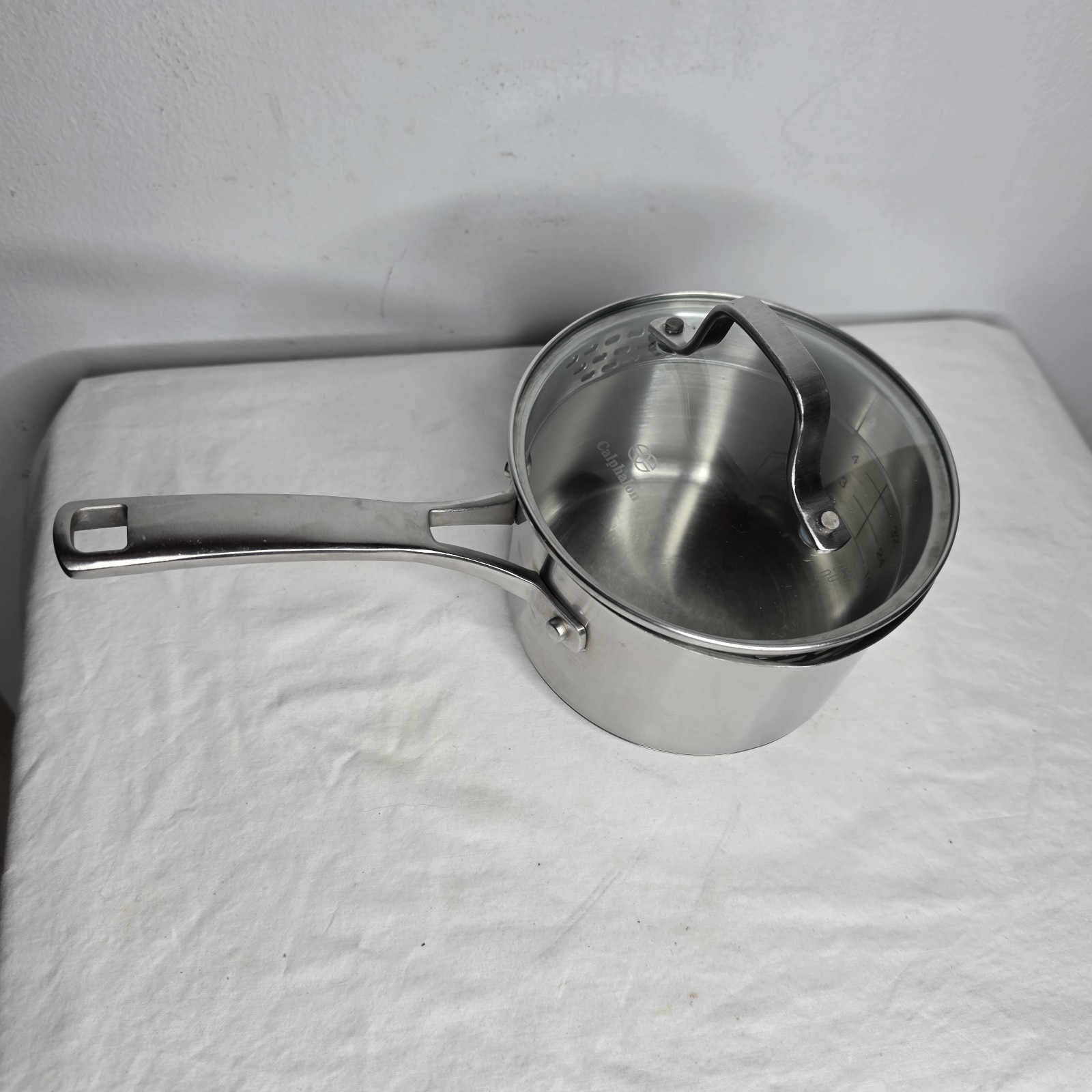 Calphalon Stainless Steel Cookware 10in Frying Pan And 1.5 qt Saucepan With Lid