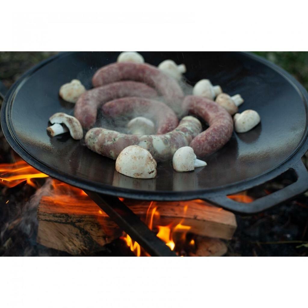 Skillet Discada Kazan Mangal Grill Dish Cookware Pan Cooking Oven Pot Disc BBQ
